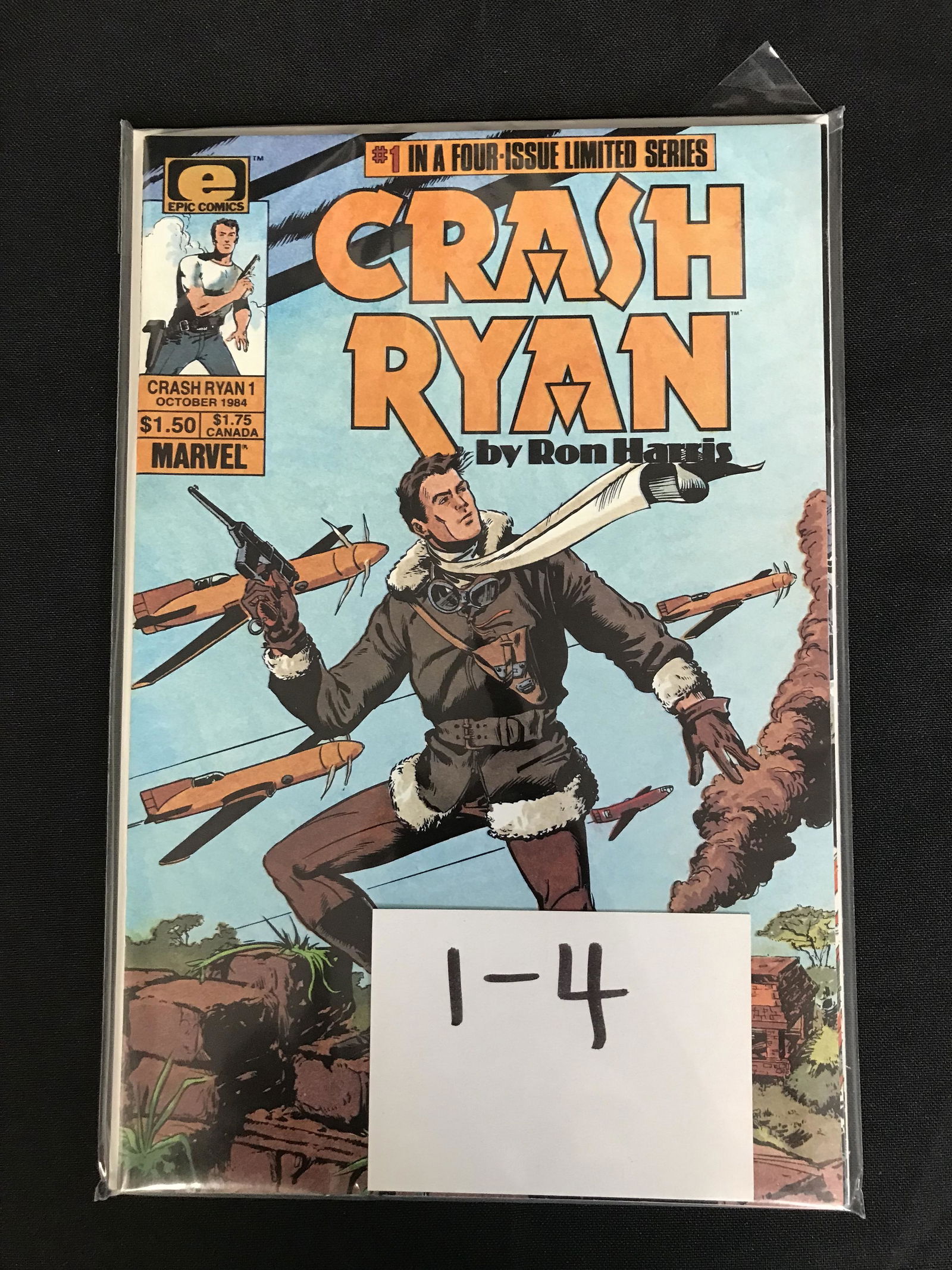 CRASH RYAN #1-4 Limited 4 Issue Series (EPIC COMICS) (1 of 1)