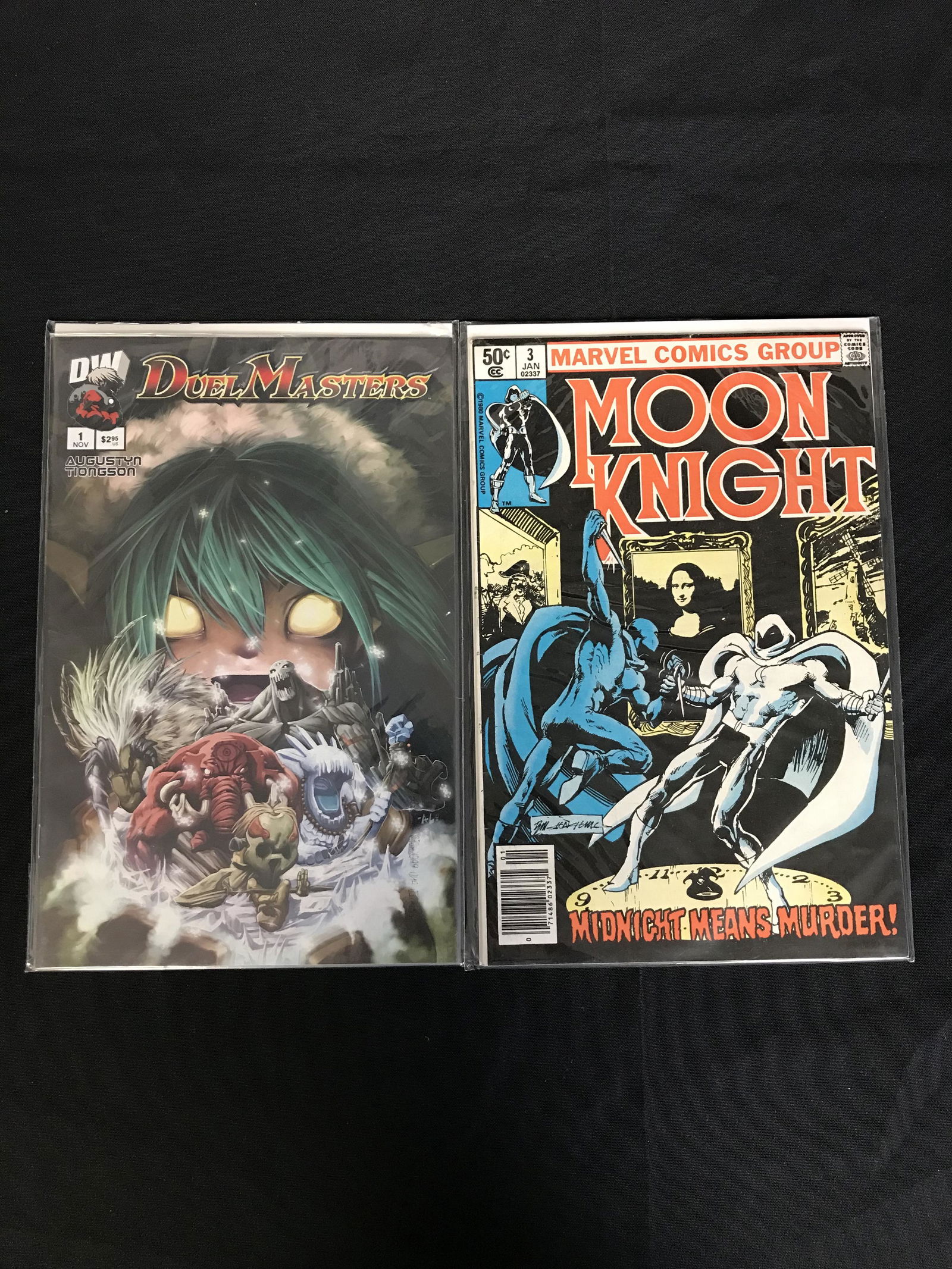 DUEL MASTERS #1/ MOON KNIGHT #3 COMIC BOOK LOT (1 of 1)