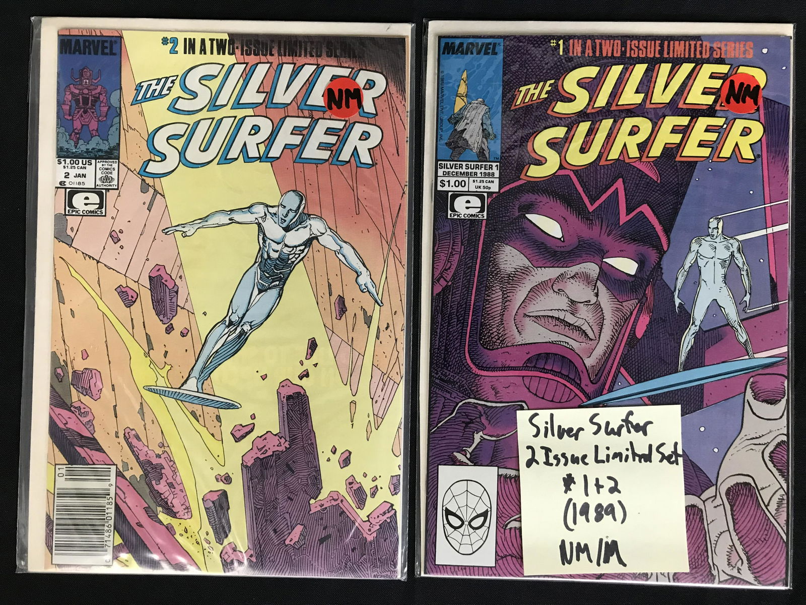 SILVER SURFER #1-2 In a Limited Series (MARVEL COMICS) (1 of 1)