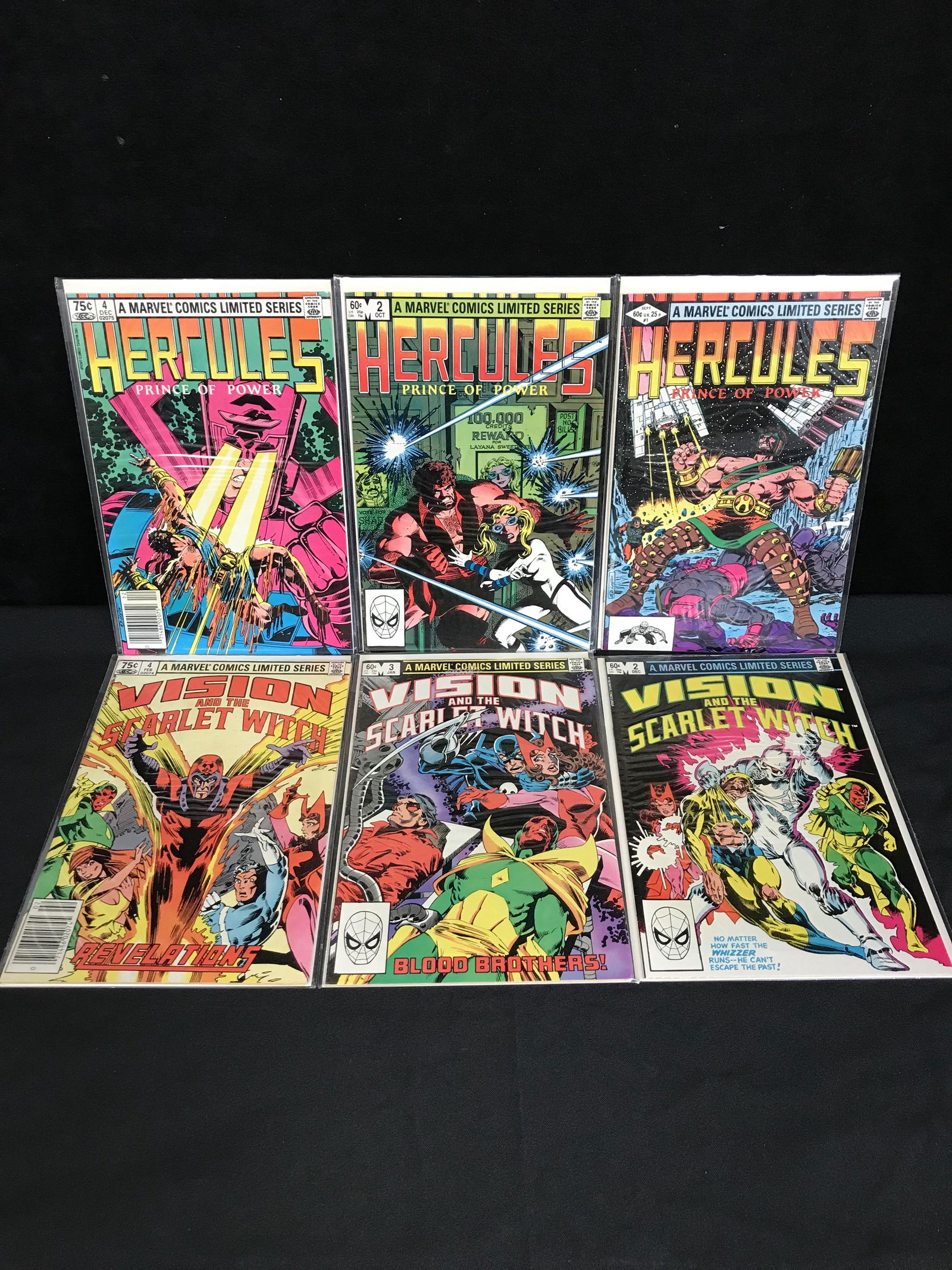HERCULES/ VISION AND THE SCARLET WITCH COMIC BOOK LOT (1 of 1)