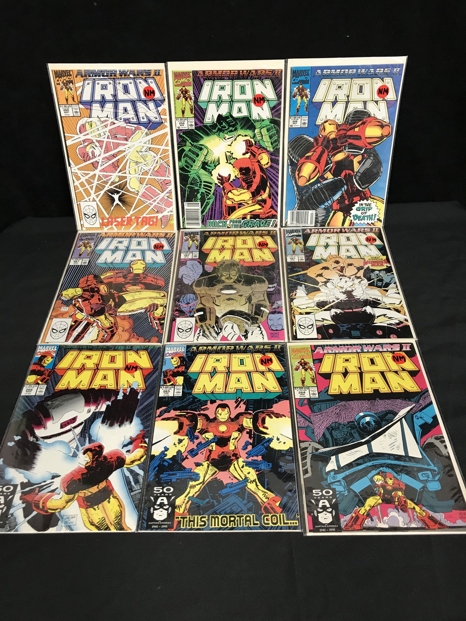 IRON MAN COMIC BOOK LOT (MARVEL COMICS) (1 of 1)