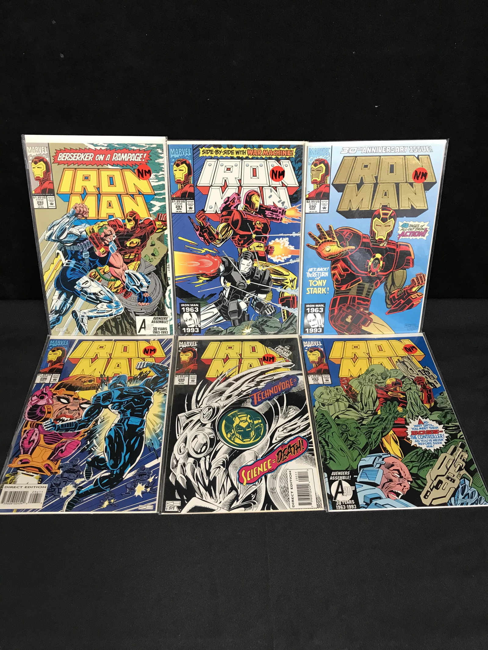 IRON MAN COMIC BOOK LOT (MARVEL COMICS) (1 of 1)