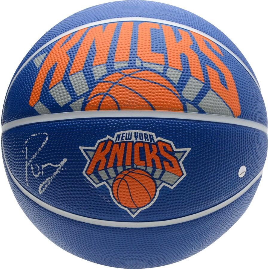 KRISTAPS PORZINGIS SIGNED NEW YORK KNICKS LOGO (1 of 1)