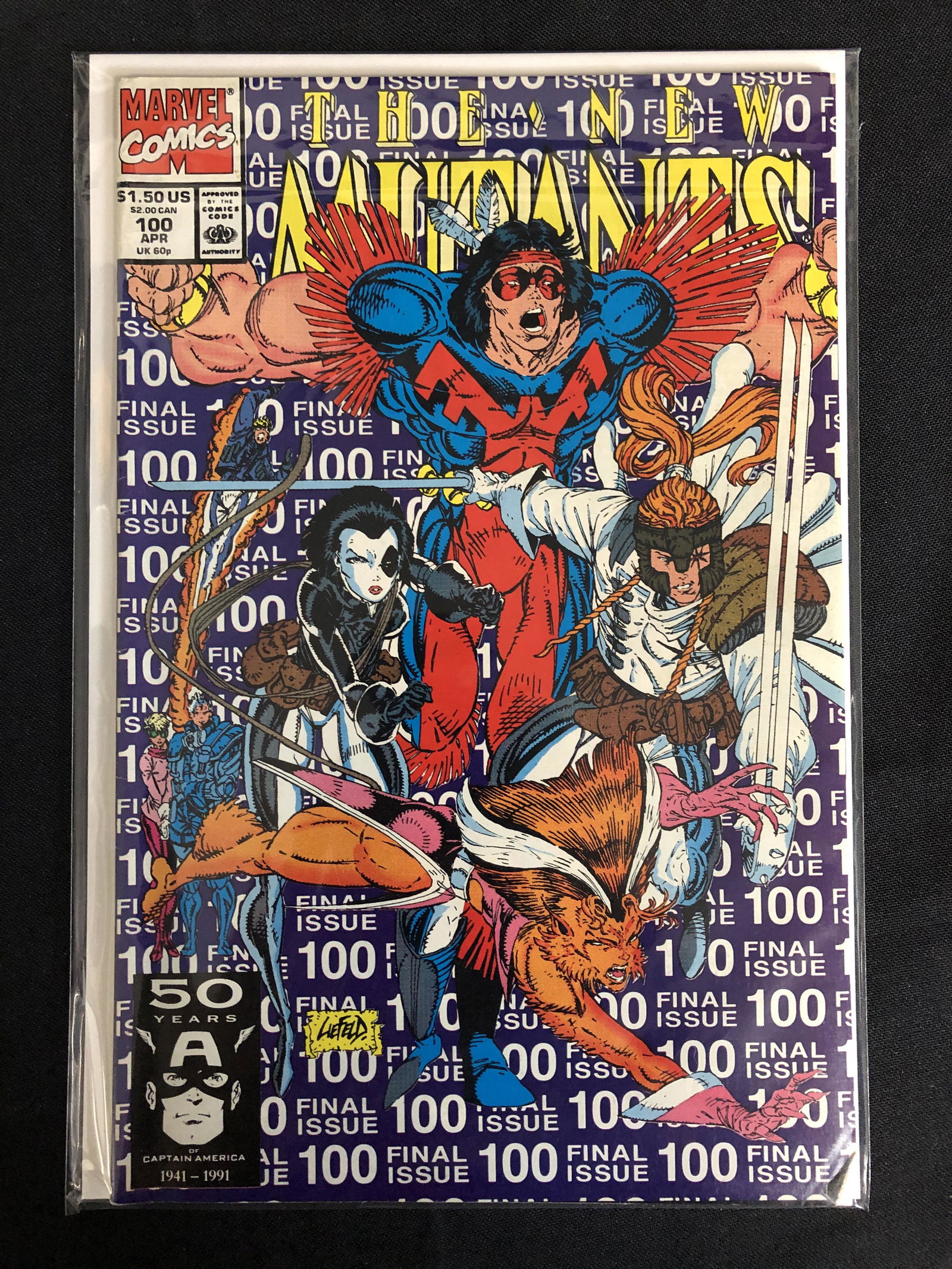 MARVEL COMICS THE NEW MUTANTS NO. 100 (1 of 1)