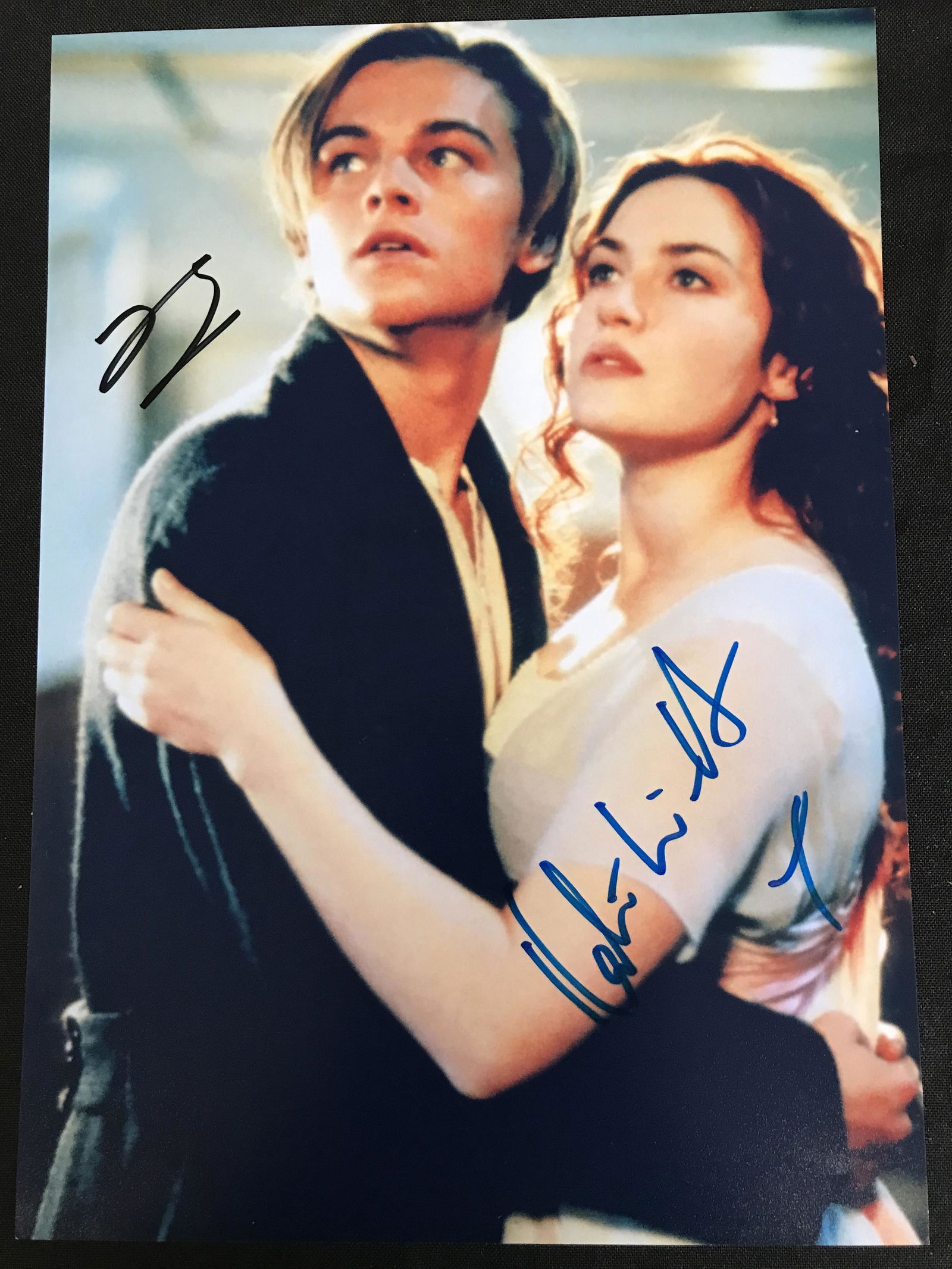 LEONARDO DICAPRIO AND KETE WINSLET SIGNED TITANOC 8 X (1 of 3)