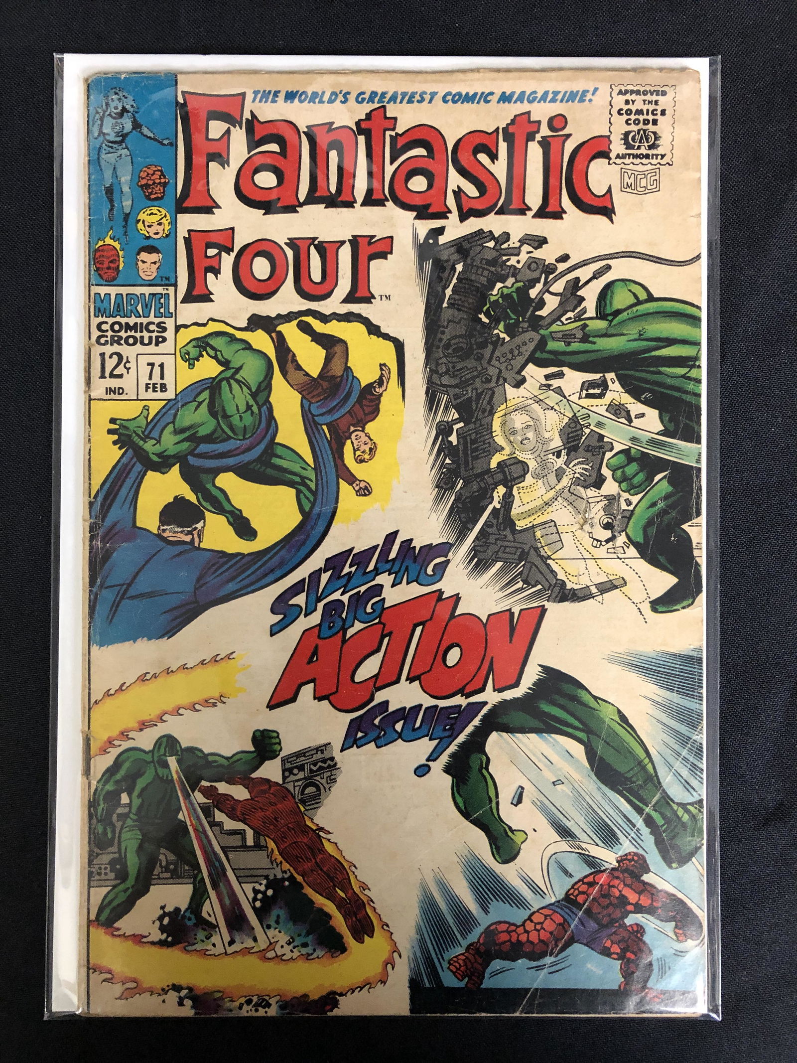 MARVEL COMICS FANATASTIC FOUR NO. 71 (1 of 1)
