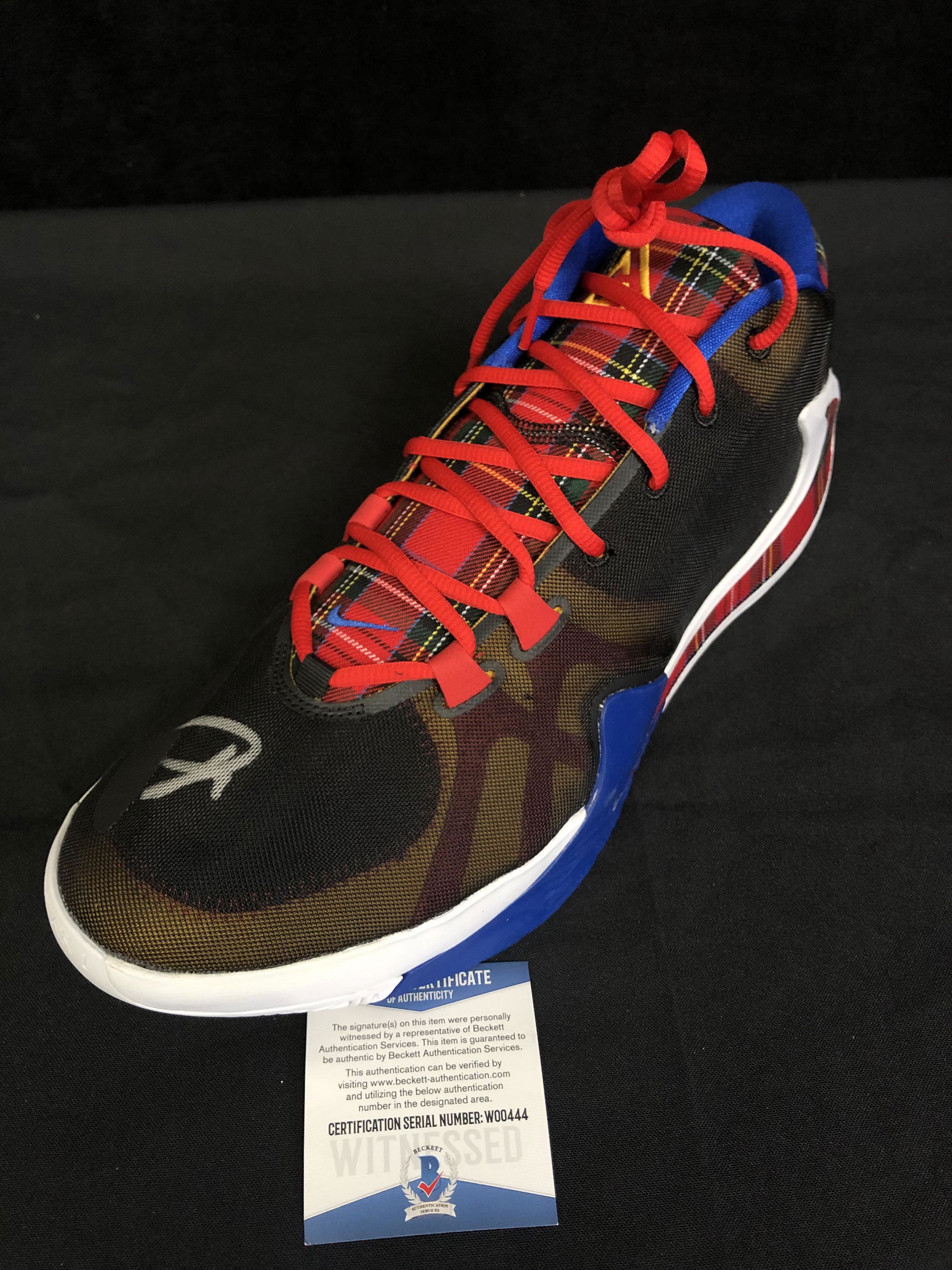 Giannis Antetokounmpo Signed Nike Basketball Shoe (Beck (1 of 3)