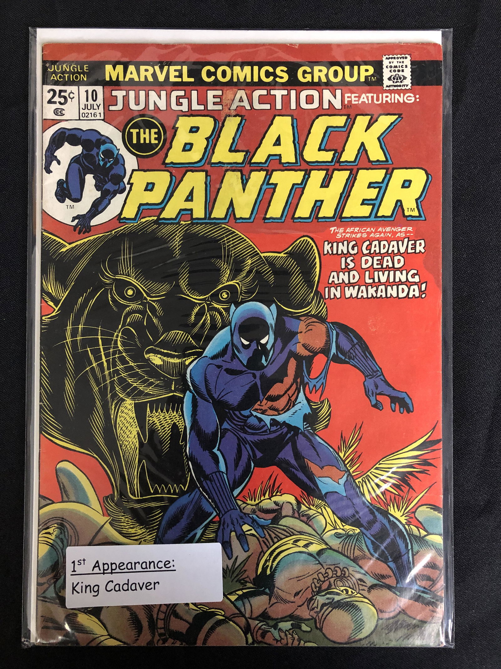 MARVEL COMICS JUNGLE ACTION FEATURING THE BLACK PANTHER (1 of 1)