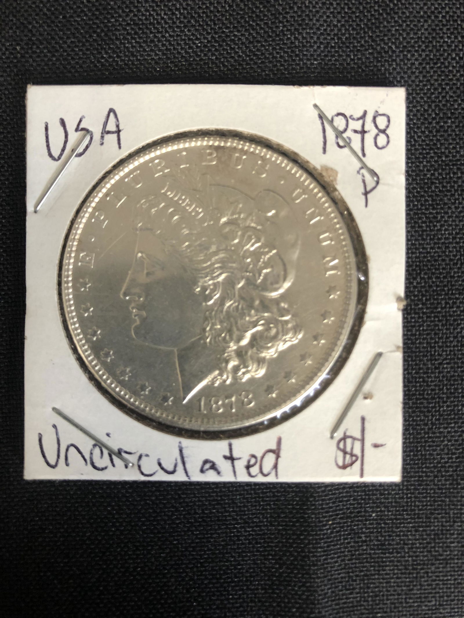 1878 US MORGAN SILVER DOLLAR (1 of 1)