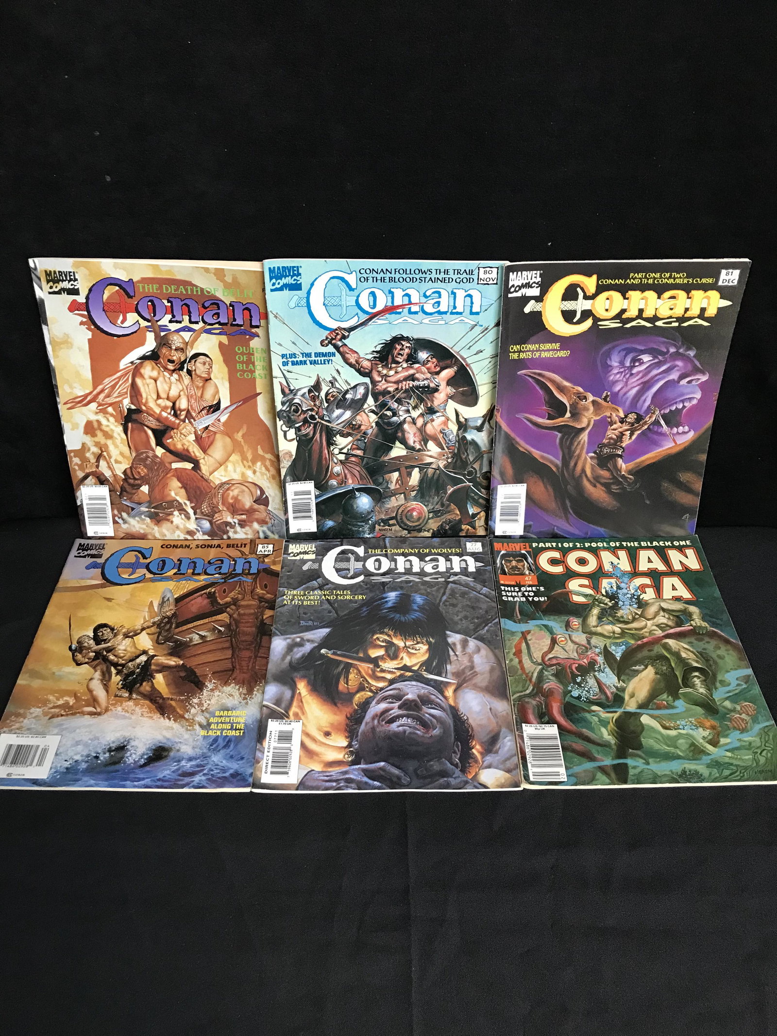 CONAN SAGA COMIC BOOK LOT (MARVEL COMICS) (1 of 1)