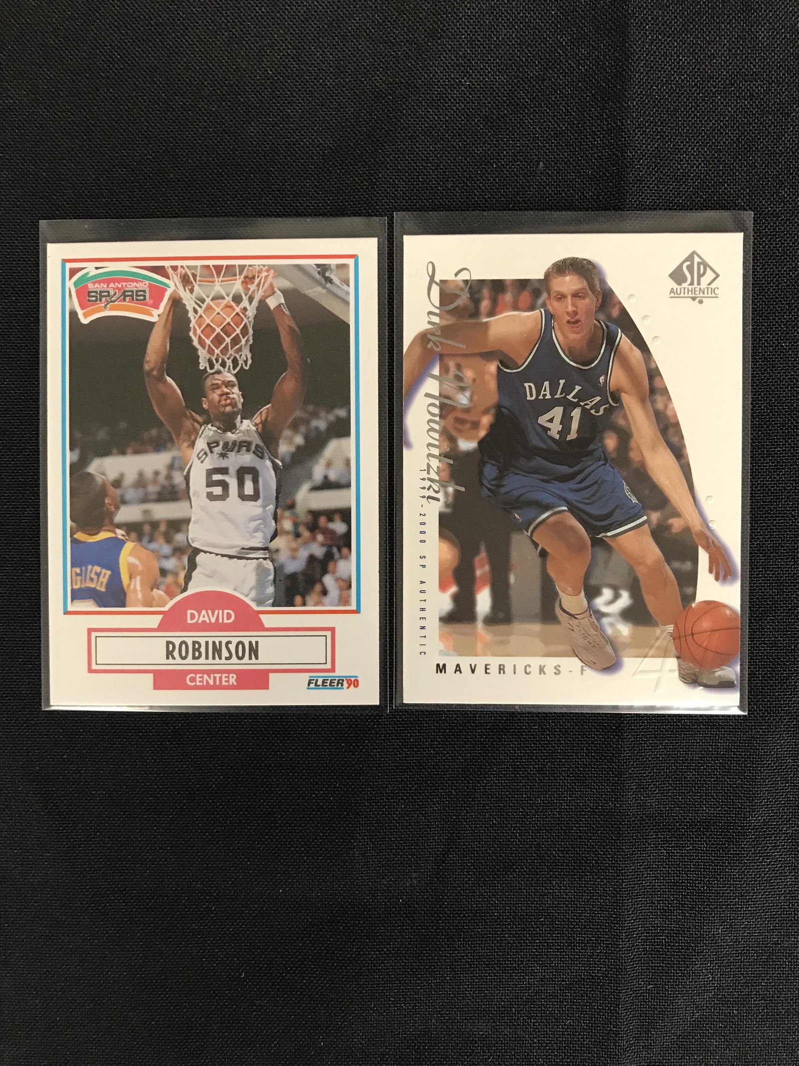 DAVID ROBINSON/ DIRK NOWITZKI ROOKIE BASKETBALL CARD: DAVID ROBINSON/ DIRK NOWITZKI ROOKIE BASKETBALL CARD LOT