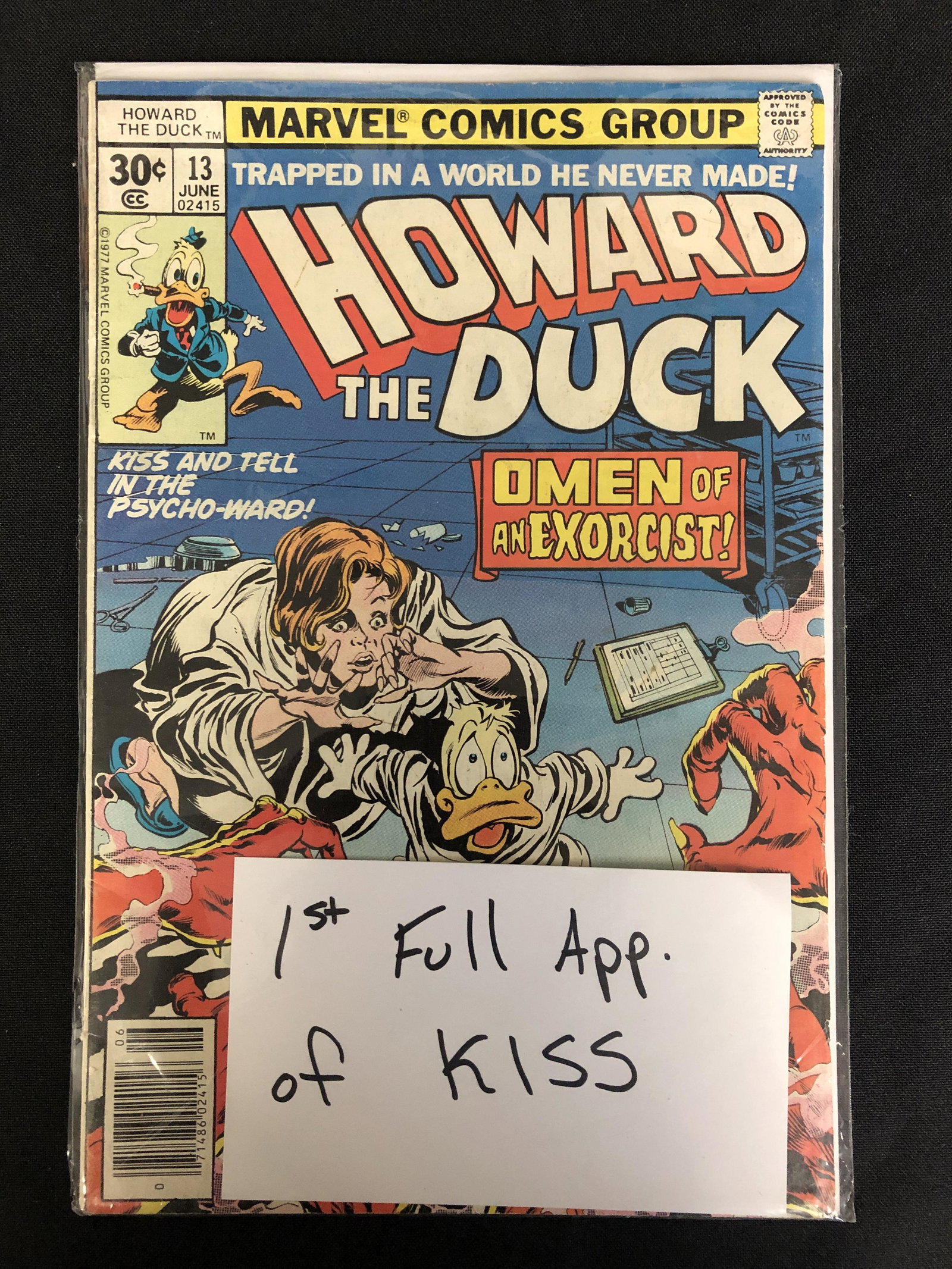 MARVEL COMICS HOWARD THE DUCK NO. 12 ( 1ST APP KISS) (1 of 1)