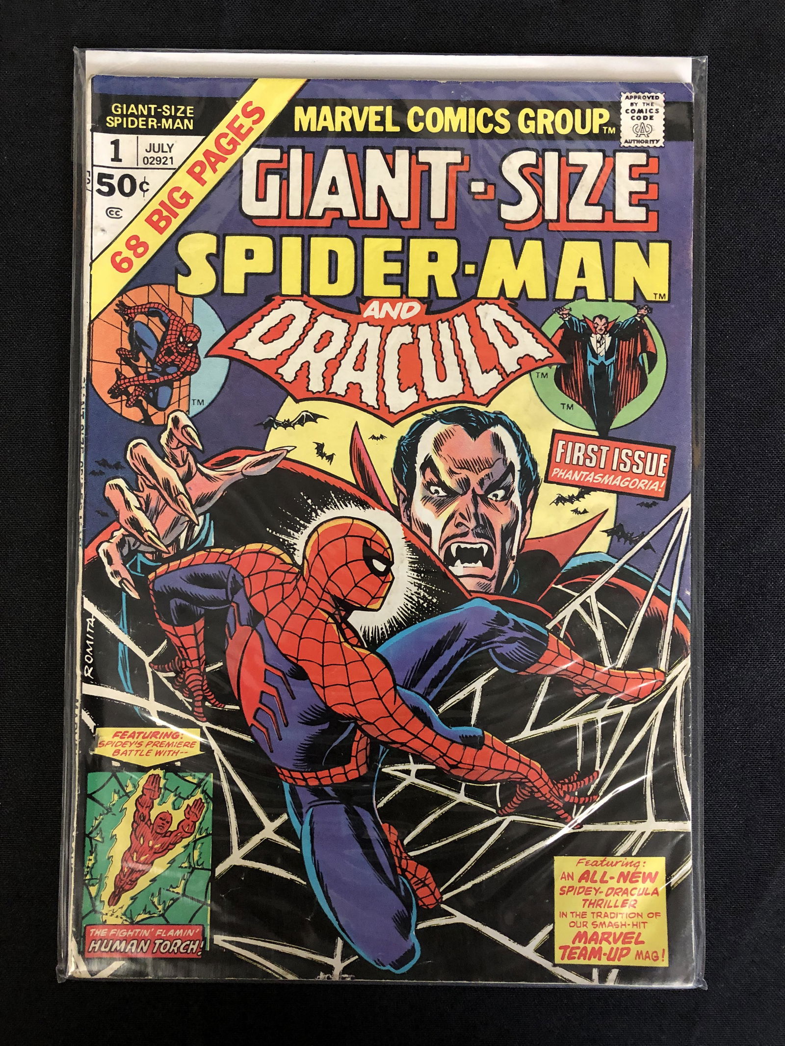 MARVEL COMICS GIANT SIZE SPIDER-MAN AND DRACULA NO.1 (1 of 1)