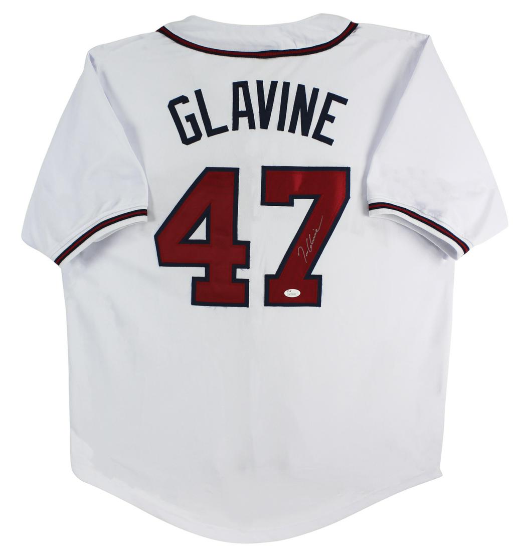TOM GLAVINE SIGNED ATLANTA BRAVES JERSEY ( PSA COA) (1 of 3)