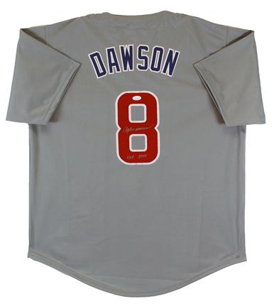 Cubs Andre Dawson "HOF 2010" Authentic Signed Grey Pro (1 of 3)