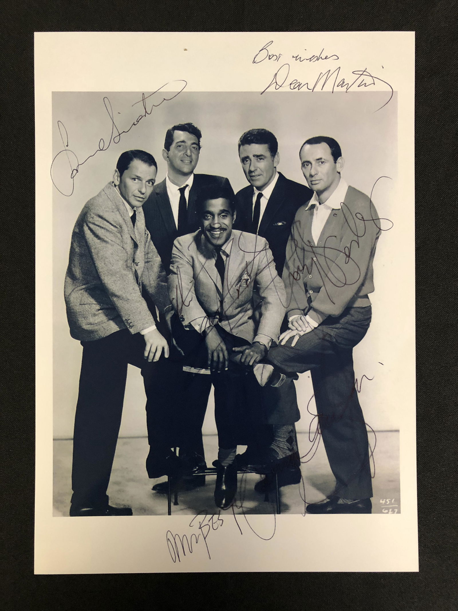 THE RAT PACK MULTI-SIGNED PHOTO (REAL AUTHENTIC COA) (1 of 3)