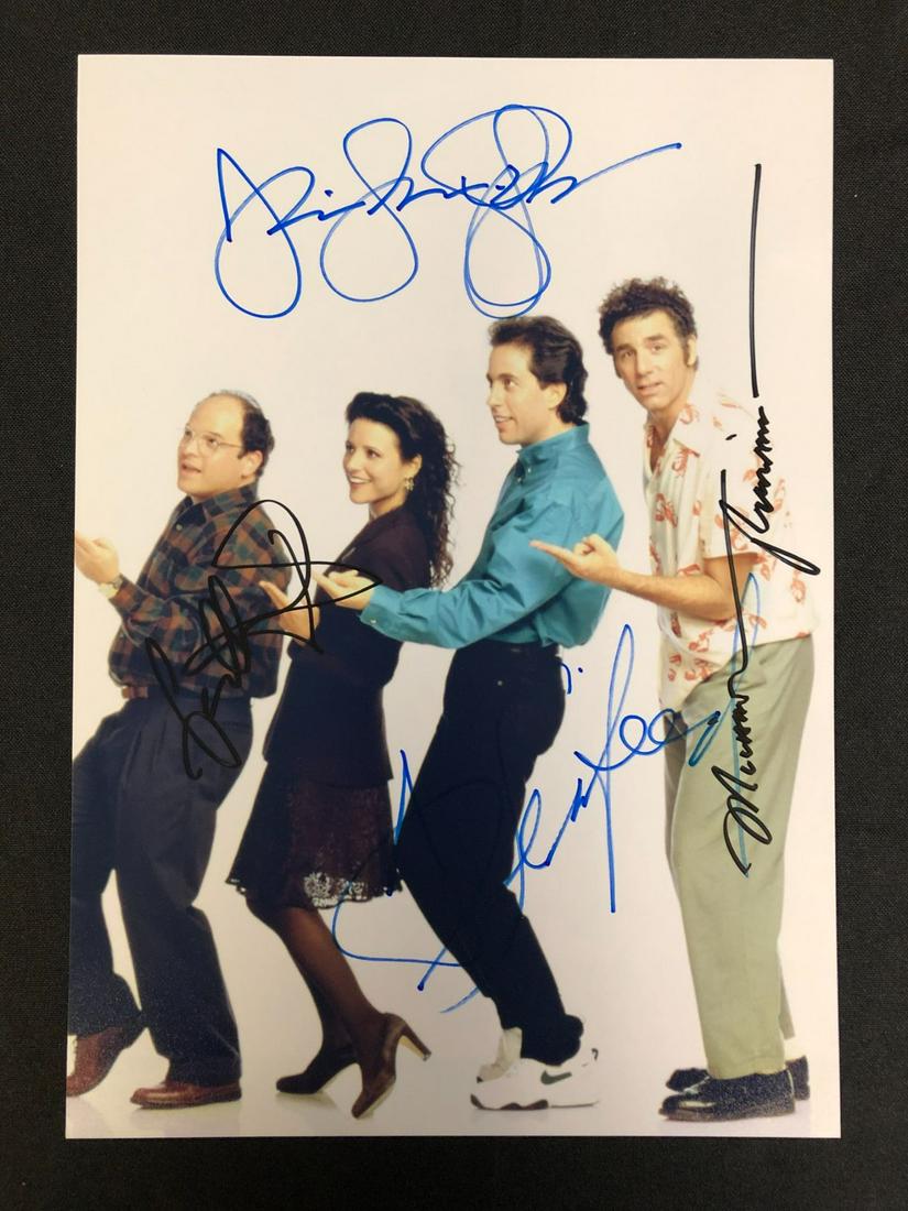 SEINFED CAST SIGNED 8X10 PHOTO (RA COA) (1 of 2)