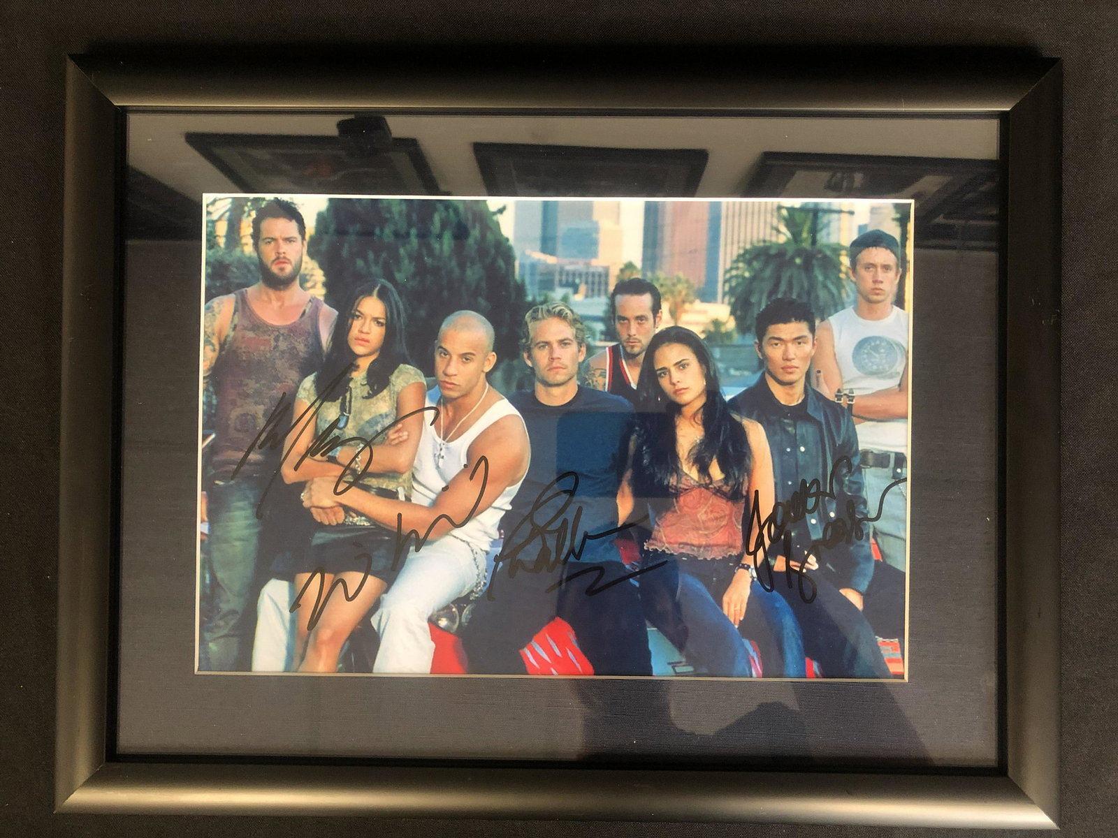 FAST AND FURIOUS CAST SIGNED 8 X 10 ( RA COA) (1 of 3)