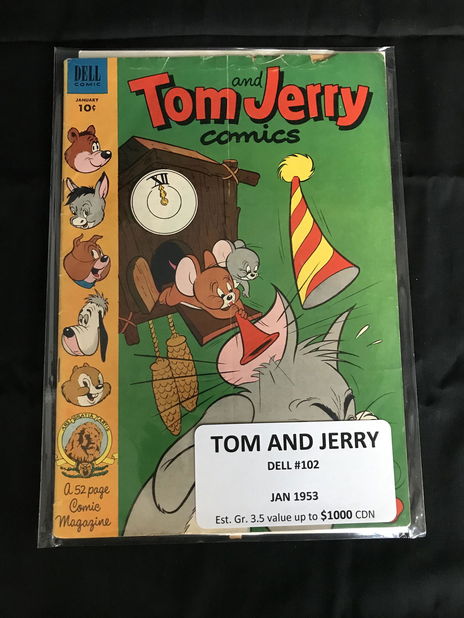 TOM AND JERRY #102 (DELL COMICS) 1953 (1 of 1)