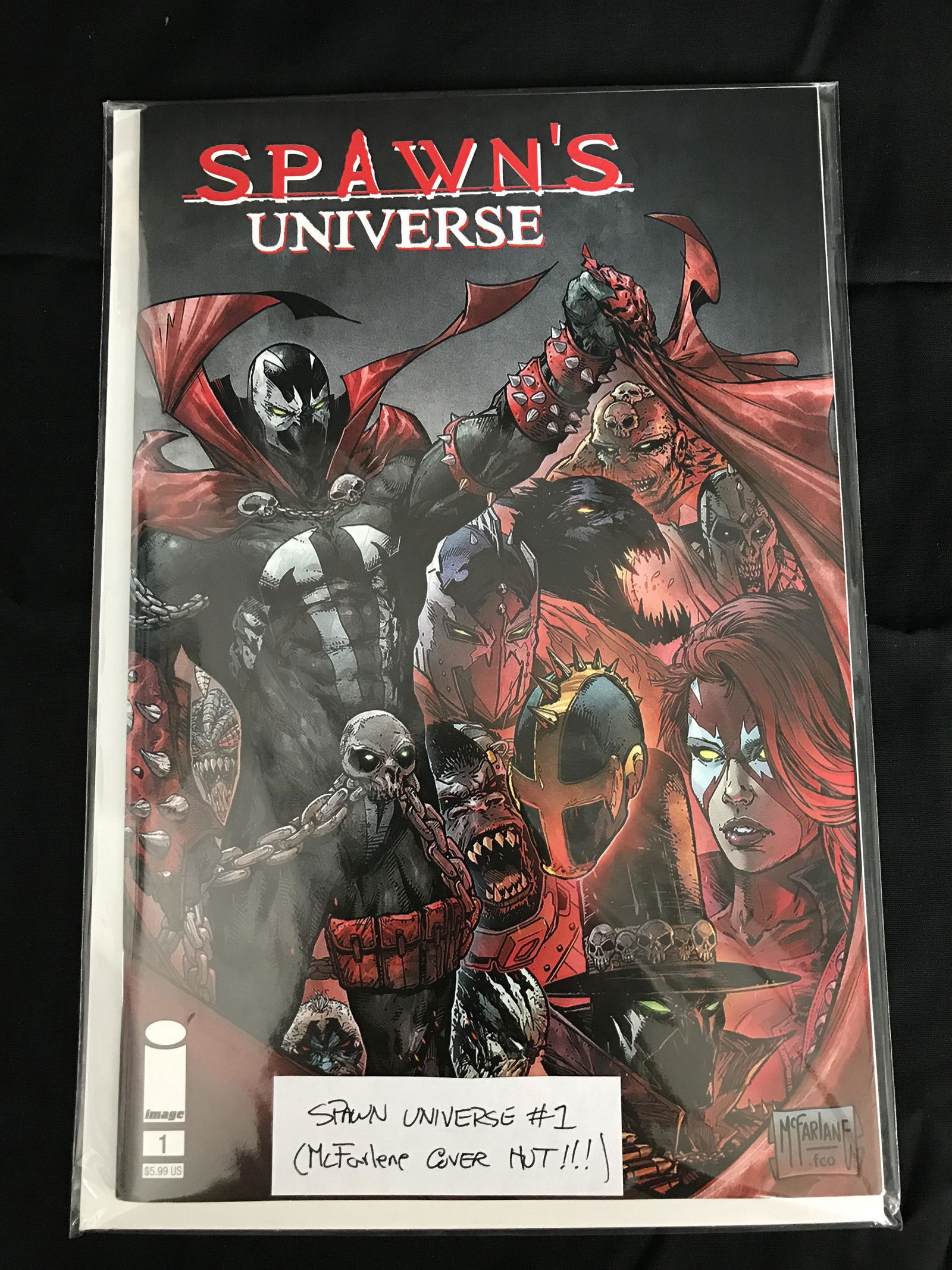 SPAWN UNIVERSE NO.1 ( MCFARLANE COVER) (1 of 1)