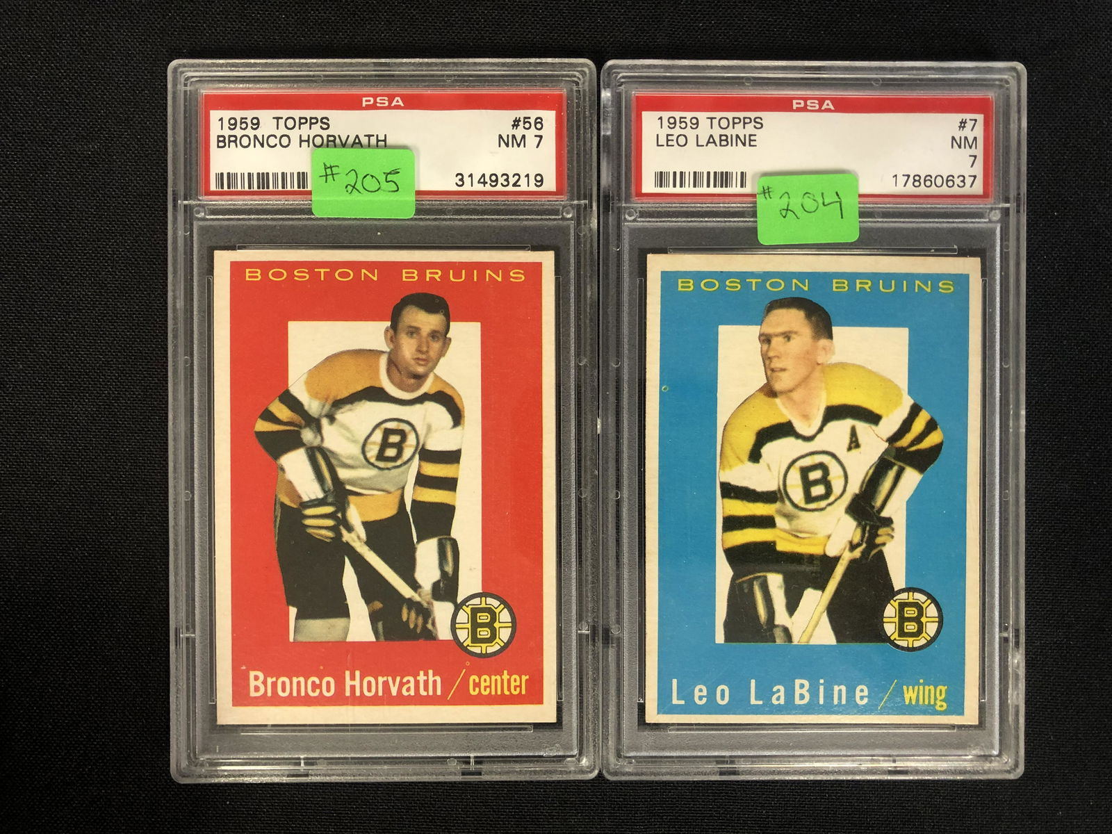 1959 TOPPS PSA GRADED SPORTS CARD LOT (1 of 1)