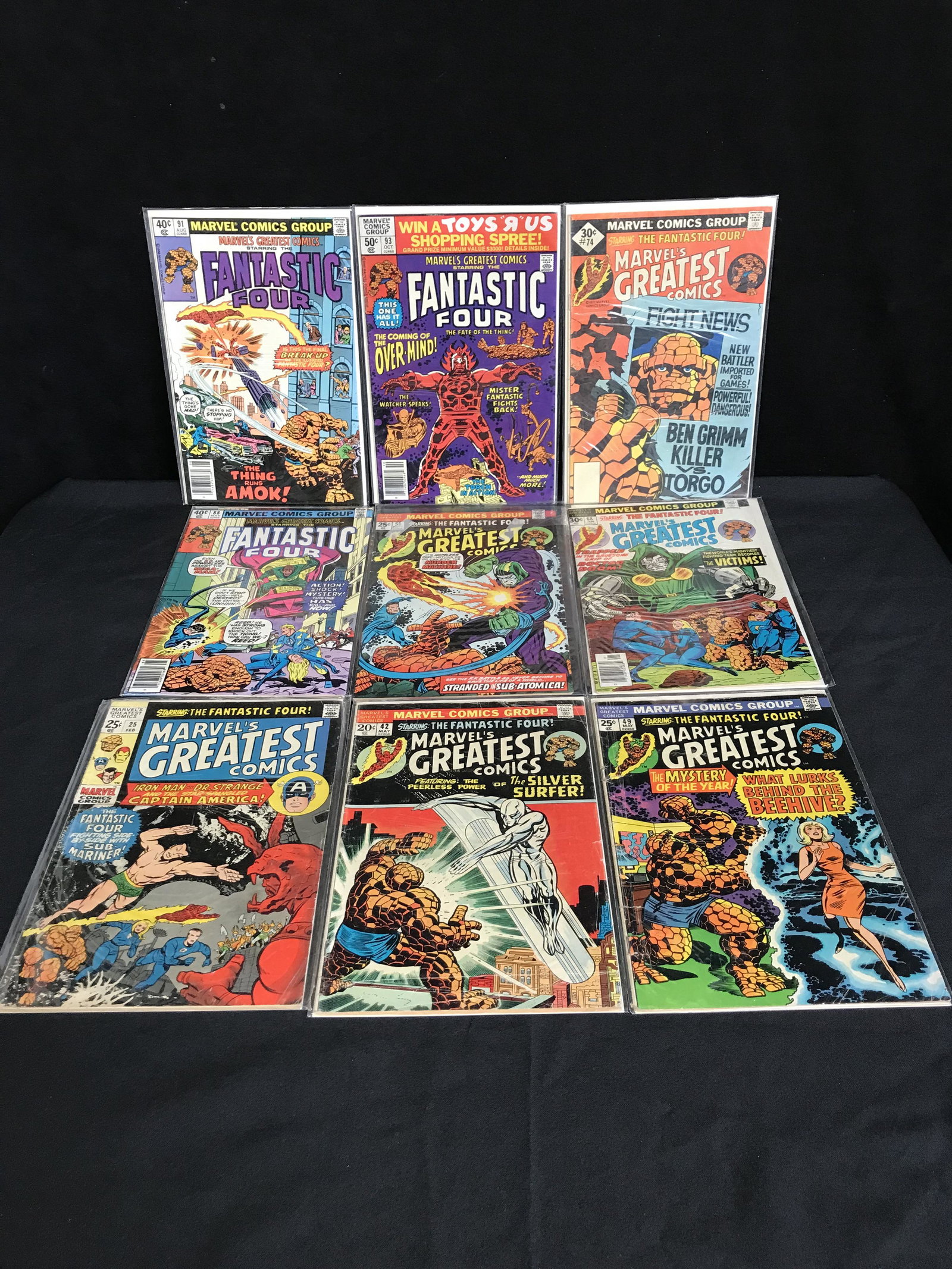 MARVEL COMICS FANTASTIC FOUR COMIC LOT (1 of 1)