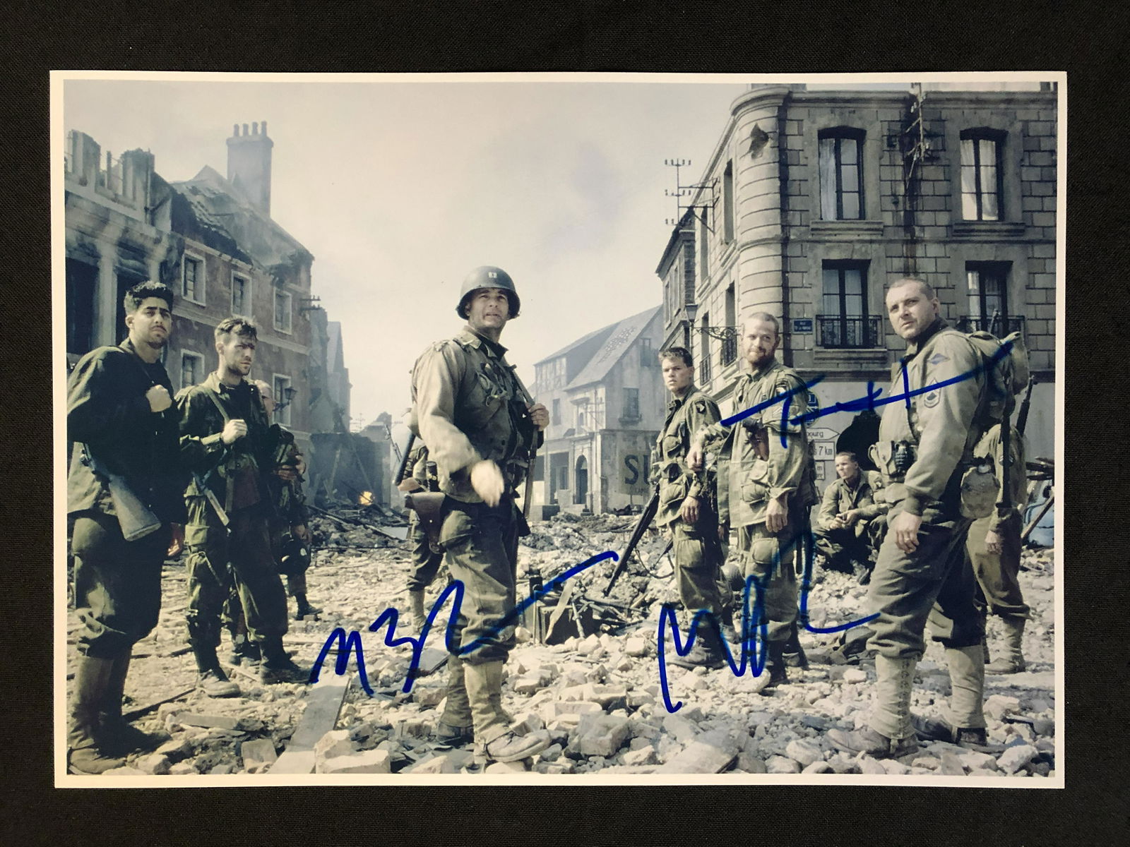 SAVING PRIVATE RYAN MULTI-SIGNED 8X10 PHOTO (RA COA) (1 of 3)