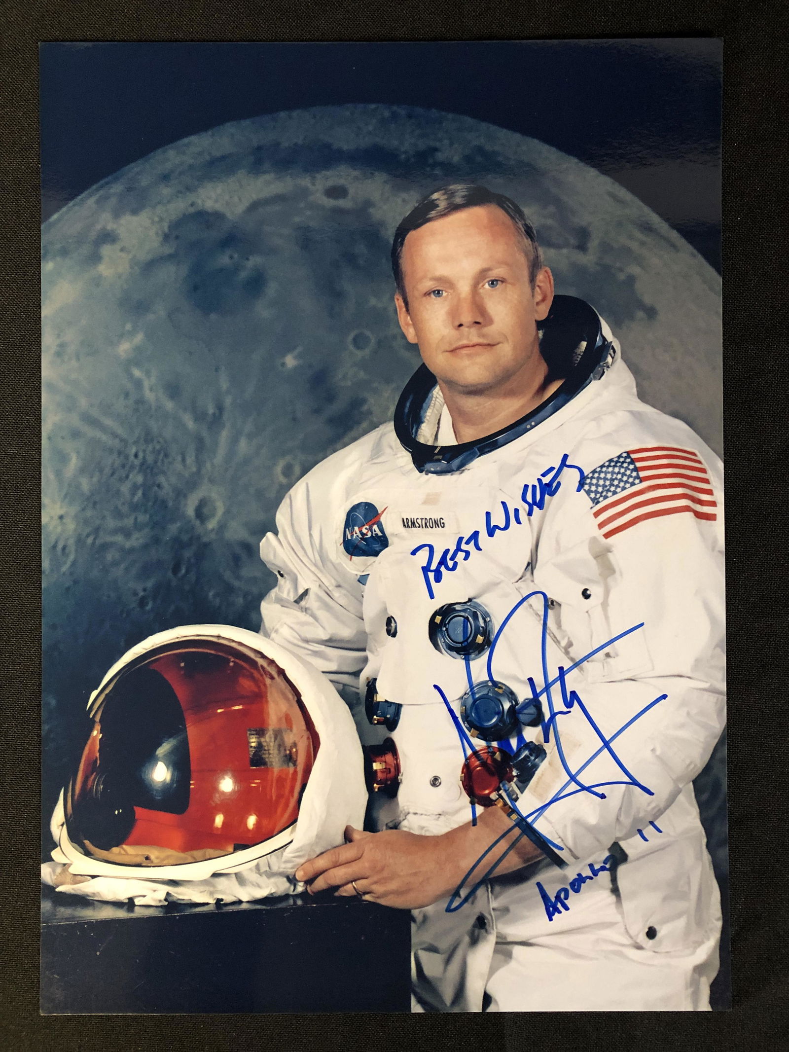 NEIL ARMSTRONG SIGNED APOLLO SPACE MISSION 8 X 10 ( RA (1 of 3)