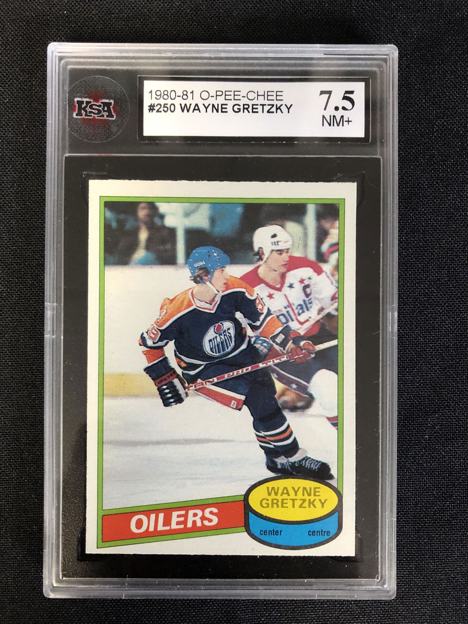 1980-81 O-PEE-CHEE #250 WAYNE GRETZKY (KSA 7.5) (1 of 2)
