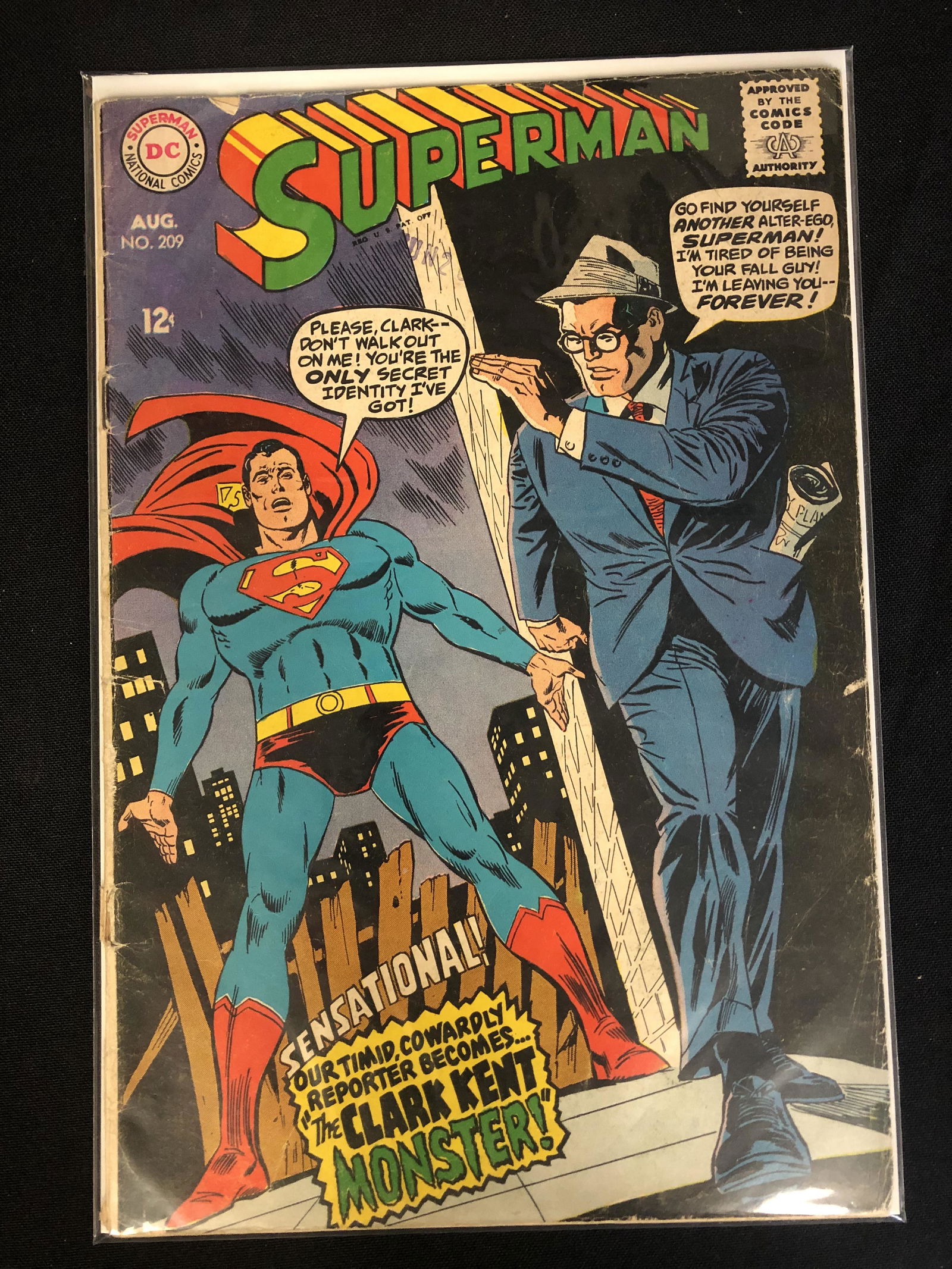 SUPERMAN #209 (DC COMICS) (1 of 1)