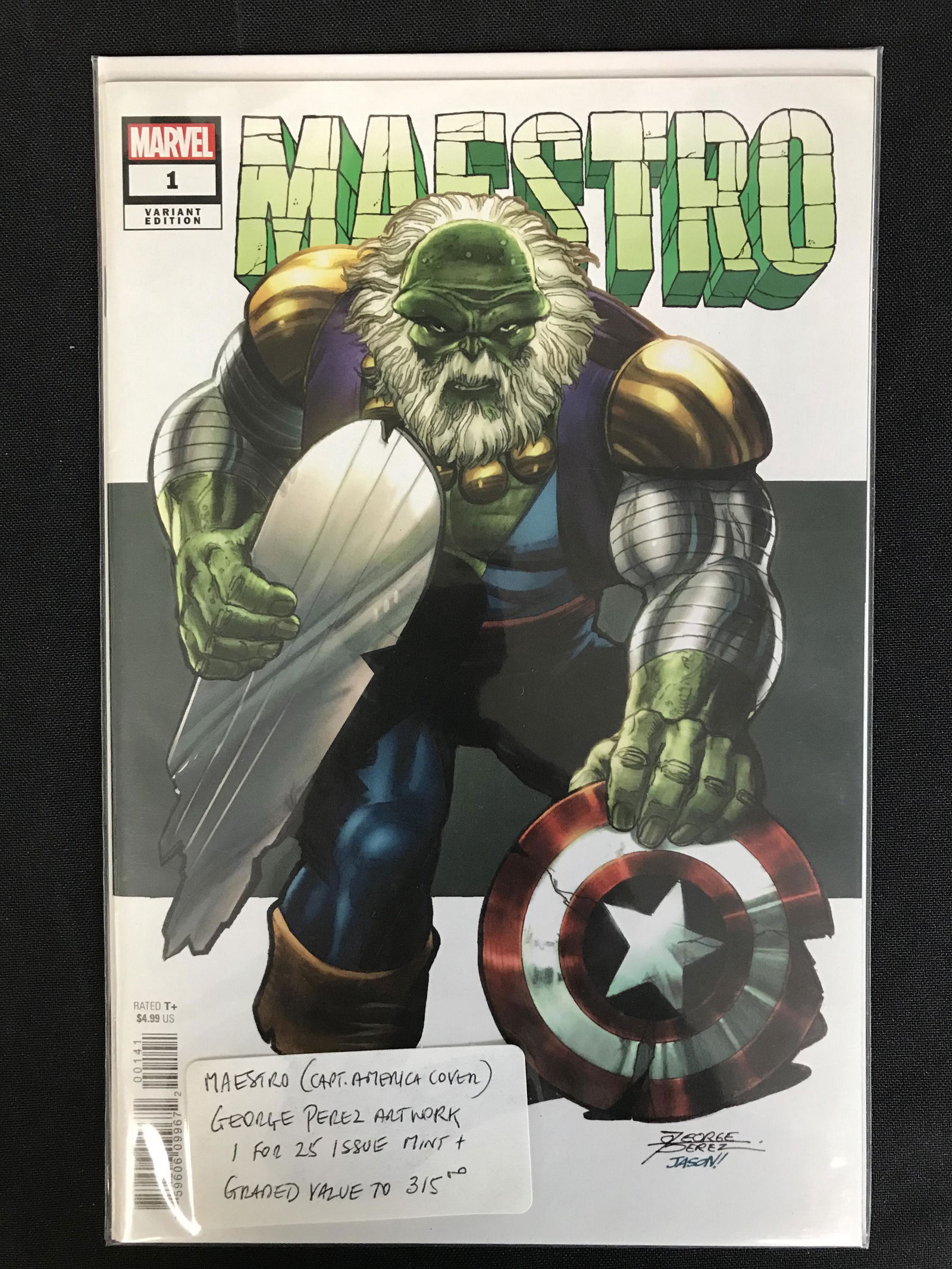 MARVEL COMICS MAESTRO NO. 1 ( CAPTAIN AMERICA VARIENT) (1 of 1)