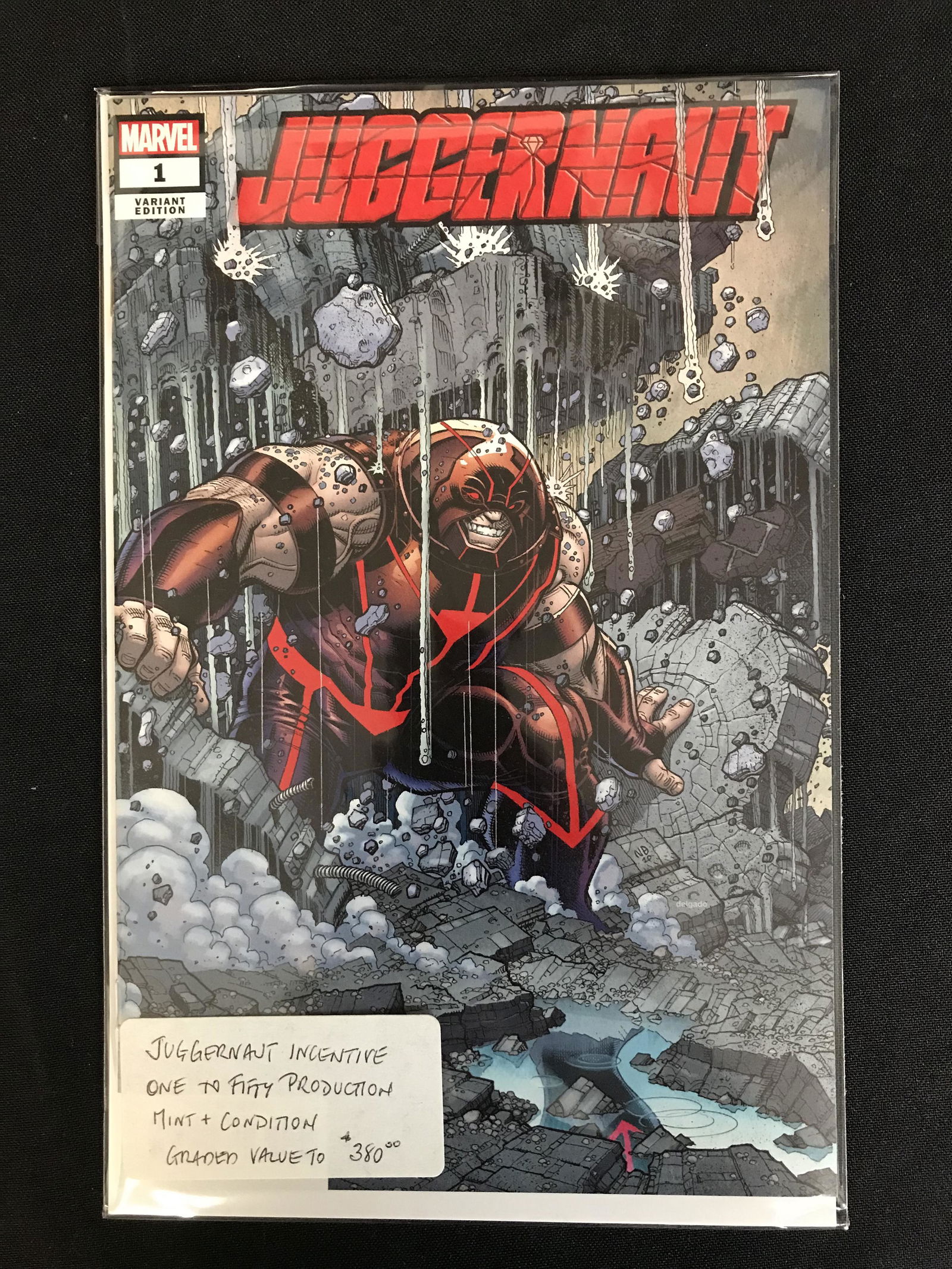 MARVEL COMICS JUGGERNAUT NO. 1 VARIANT RARE (1 of 1)
