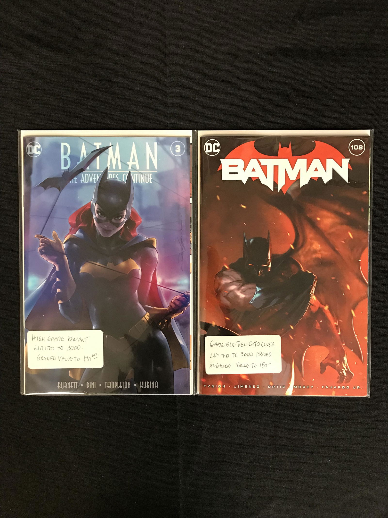 DC COMICS BATMAN LIMITED VARIANT COVER COMIC LOT (1 of 1)