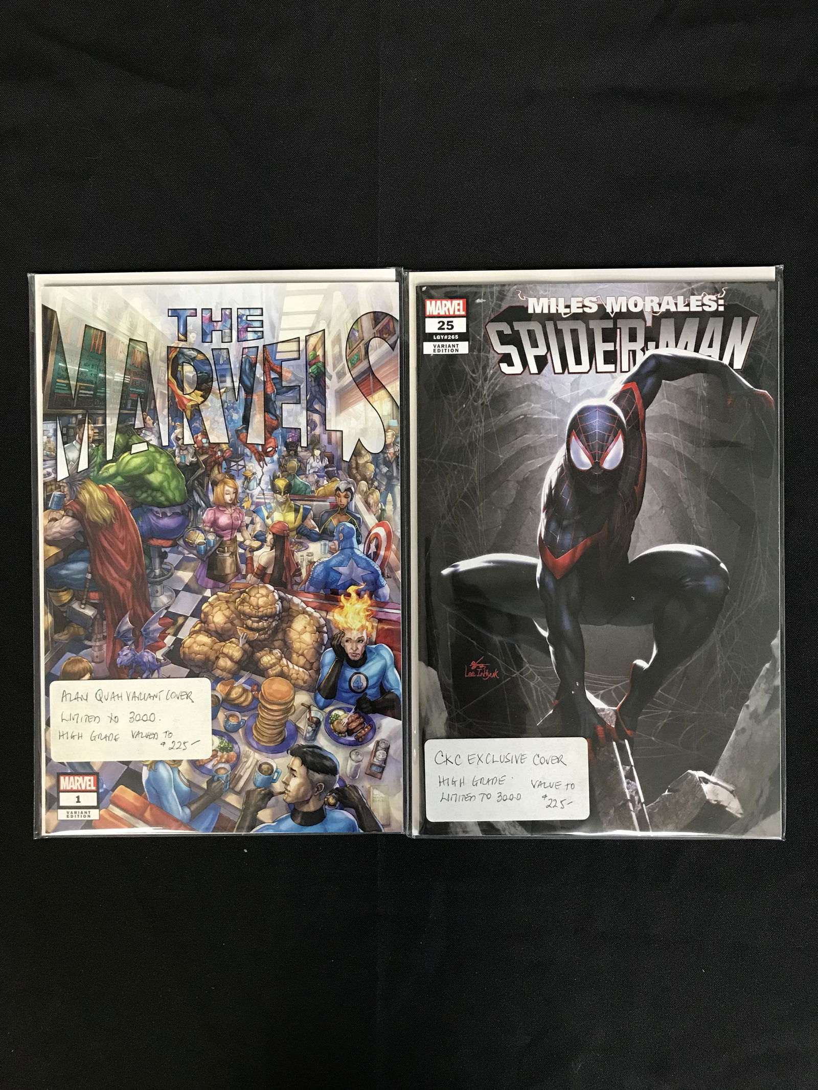 MARVEL COMICS LIMITED VARIANT COMIC BOOK LOT (1 of 1)