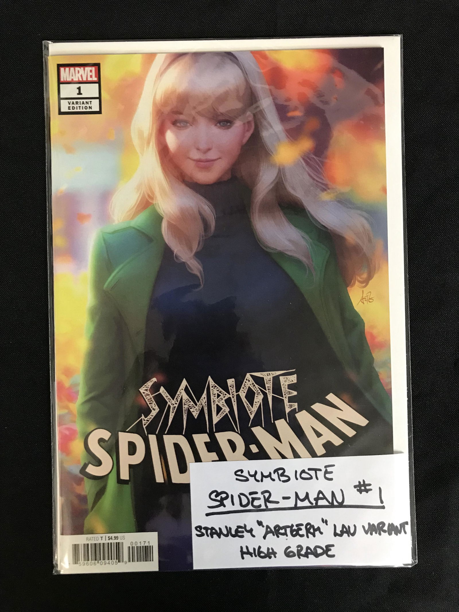 SYMBIOTE SPIDER-MAN #1 (MARVEL VARIANT) STANLEY ARTGERM (1 of 1)