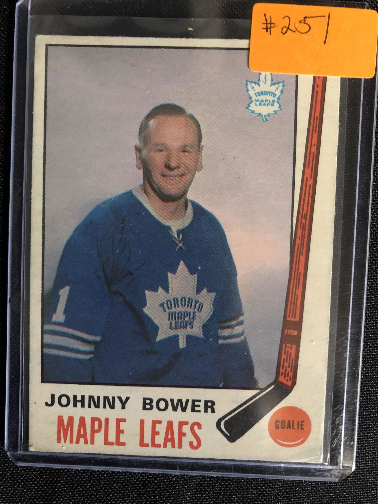 1969-70 O-Pee-Chee Johnny Bower #187 (1 of 2)