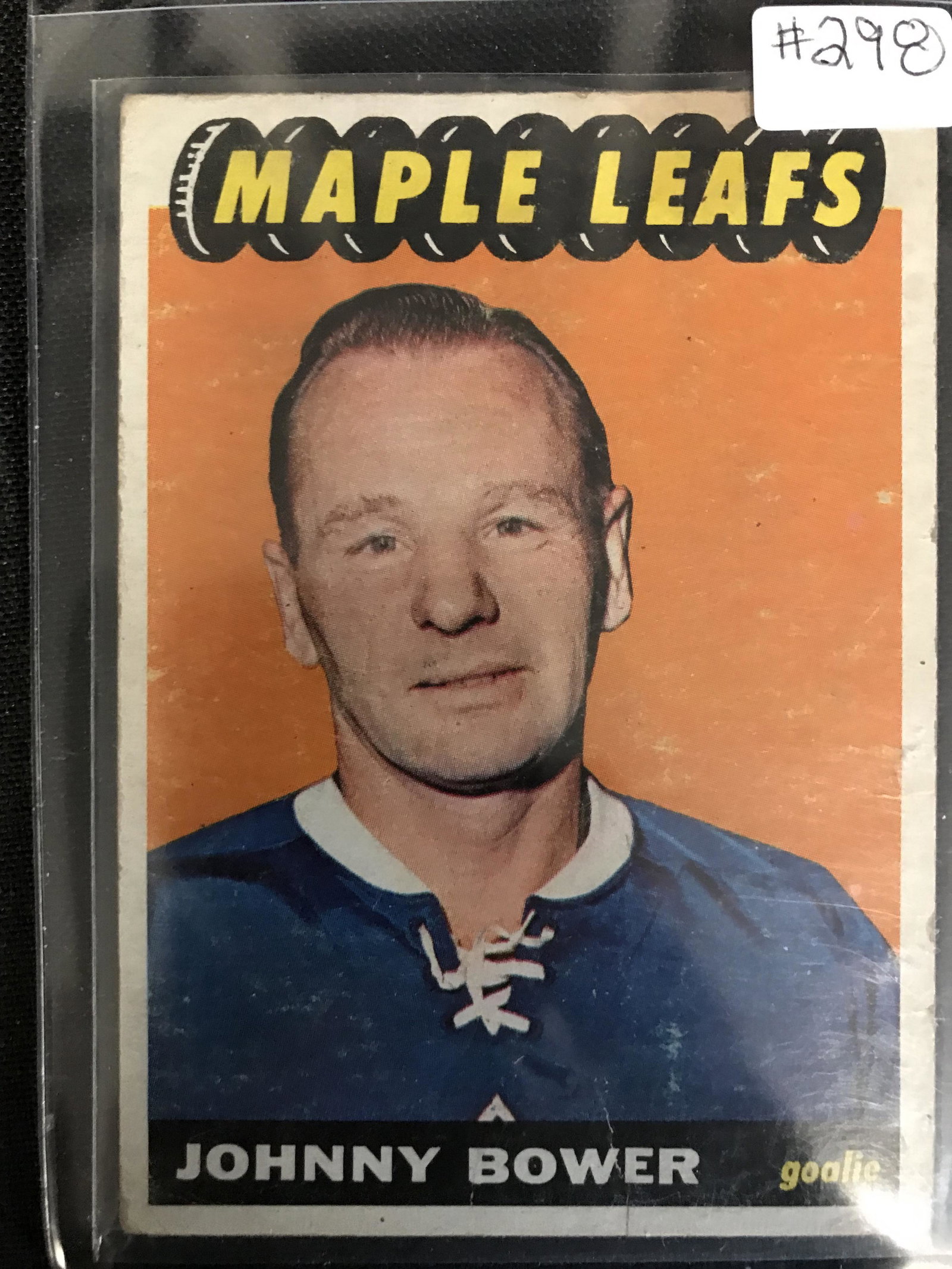 1965 TOPPS #77 JOHNNY BOWER: 1965 TOPPS #77 JOHNNY BOWER