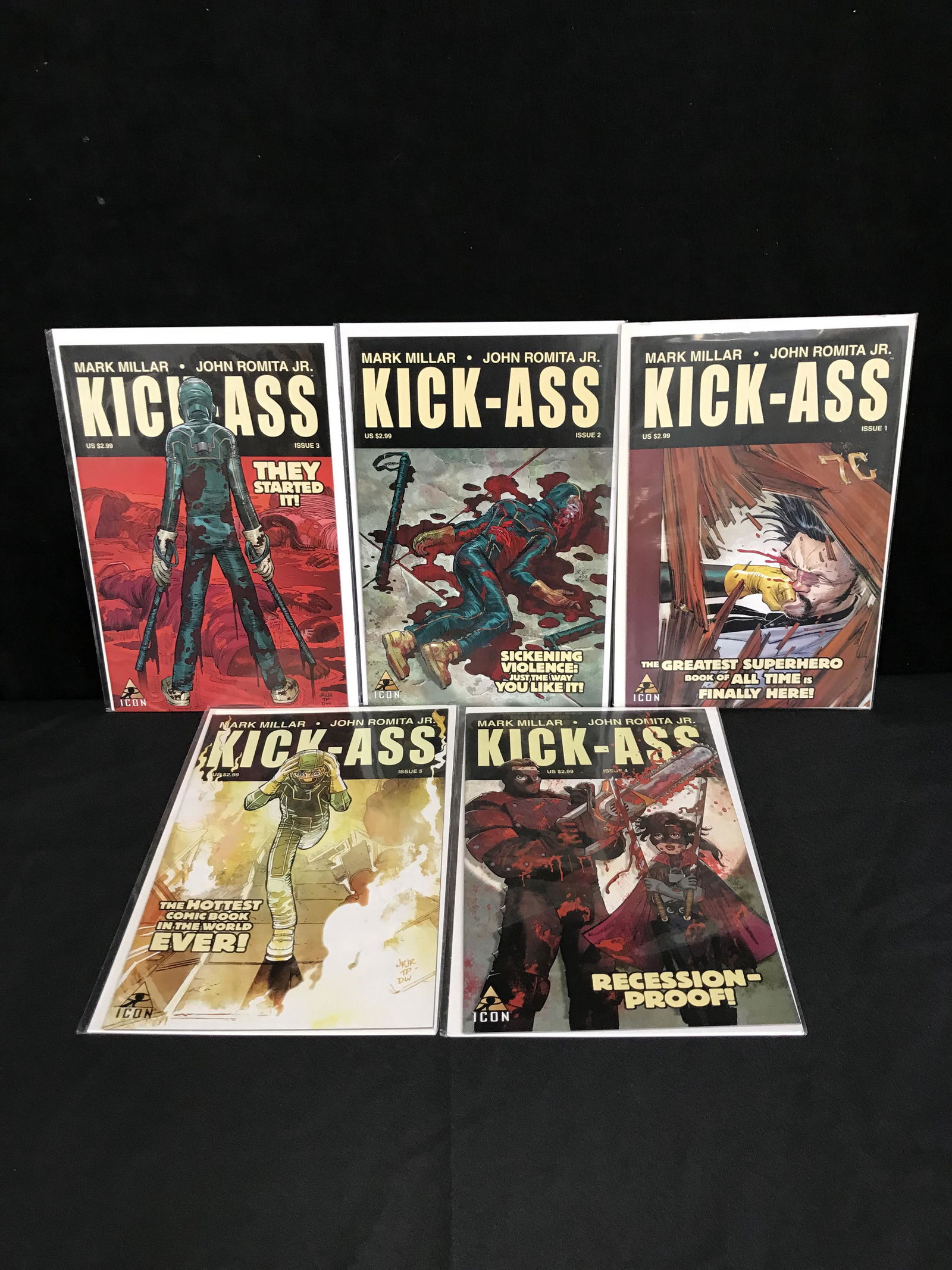 KICK-ASS #1-5 (ICON COMICS) (1 of 1)
