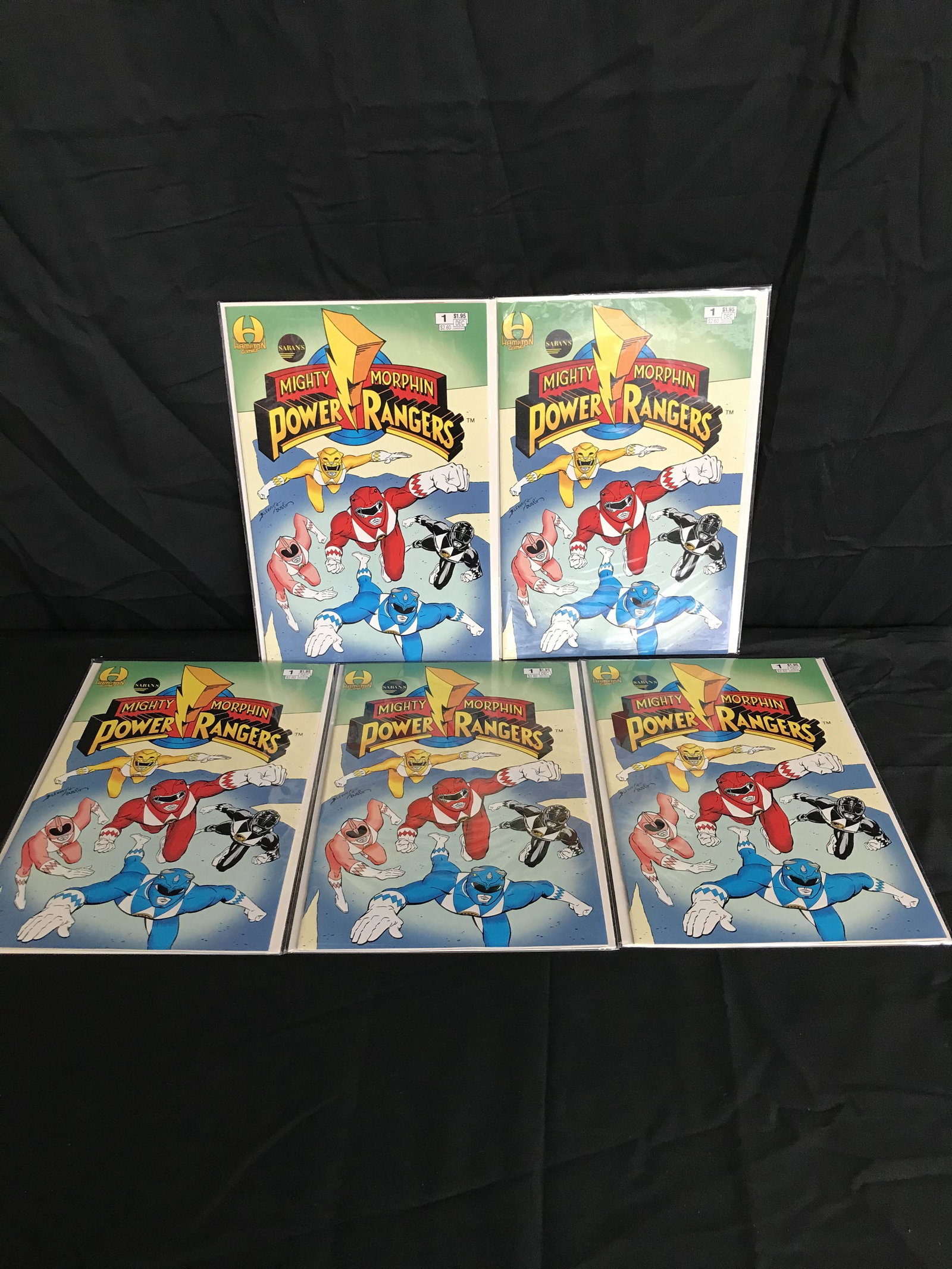MIGHTY MORPHIN RANGERS #1s COMIC BOOK LOT: MIGHTY MORPHIN RANGERS #1s COMIC BOOK LOT