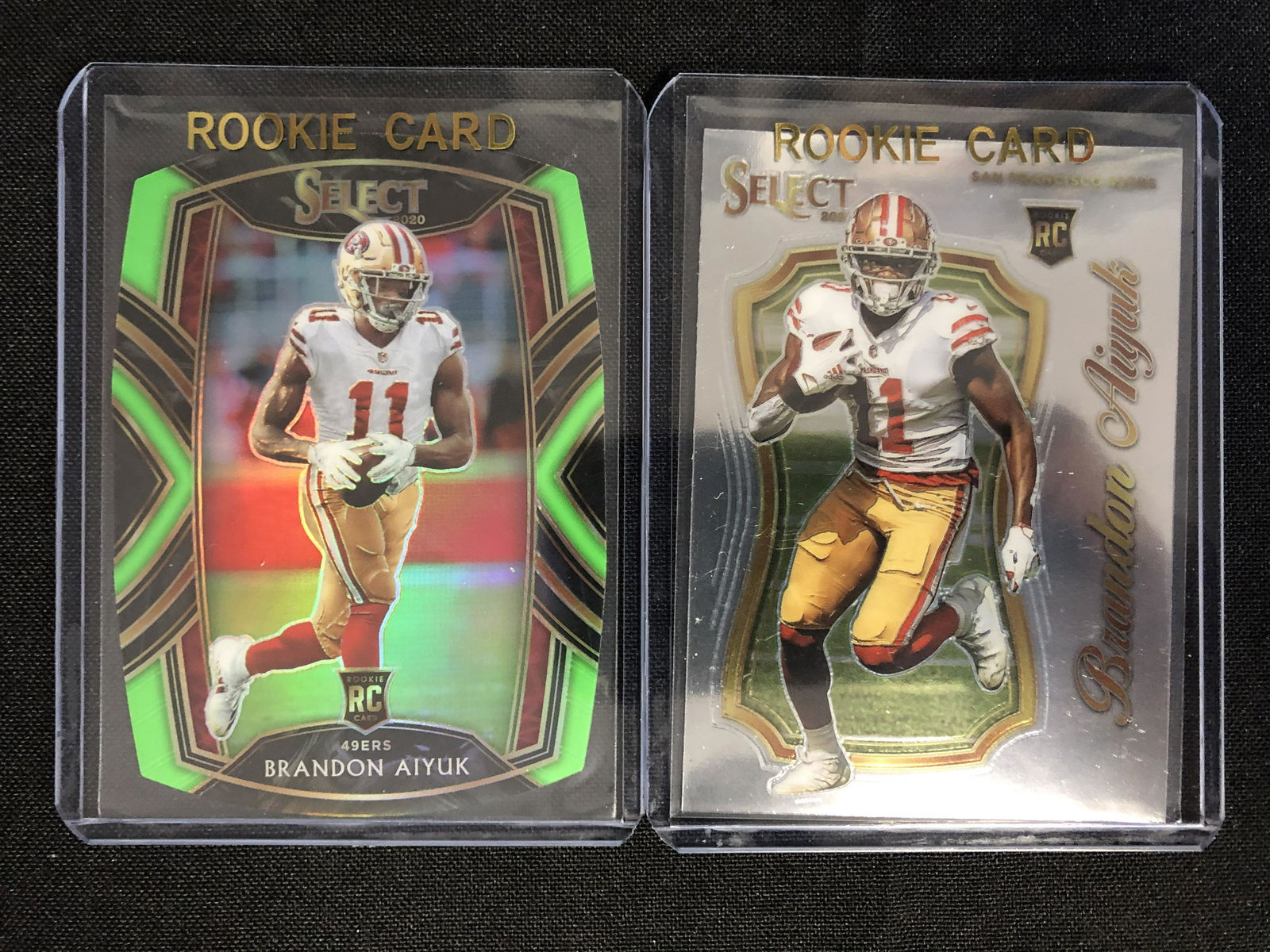 2020 PANINI SELECT FOOTBALL ROOKIE CARD LOT (1 of 1)