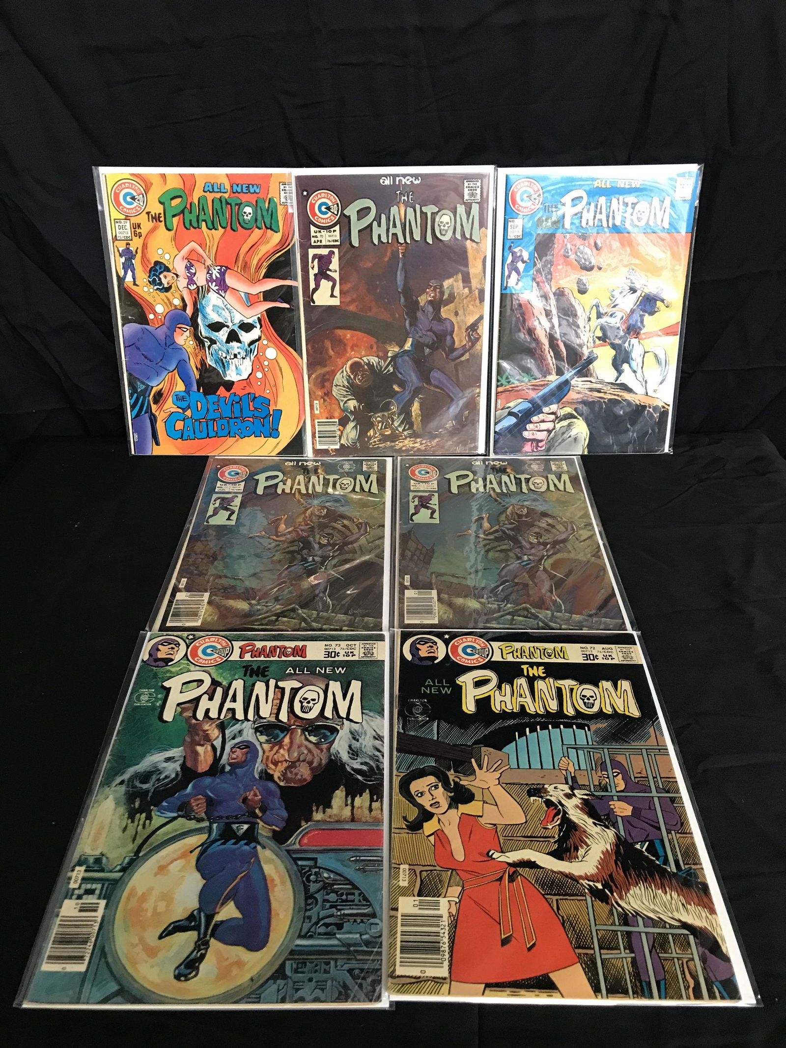 THE PHANTOM COMIC BOOK LOT (CHARLTON COMICS) (1 of 1)