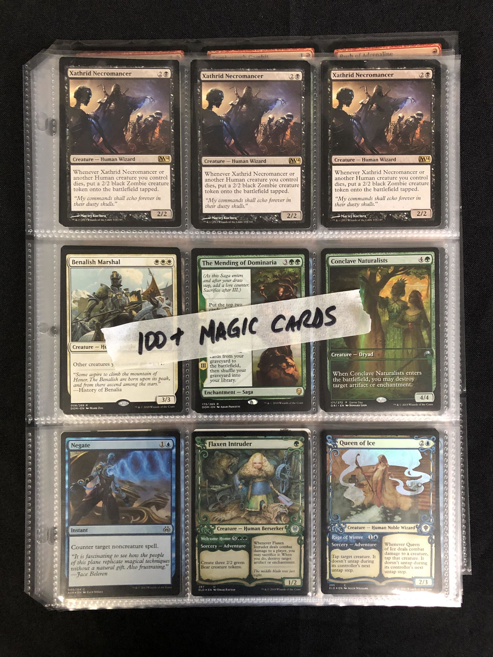 100+ MAGIC THE GATHERING TRADING CARDS (1 of 2)