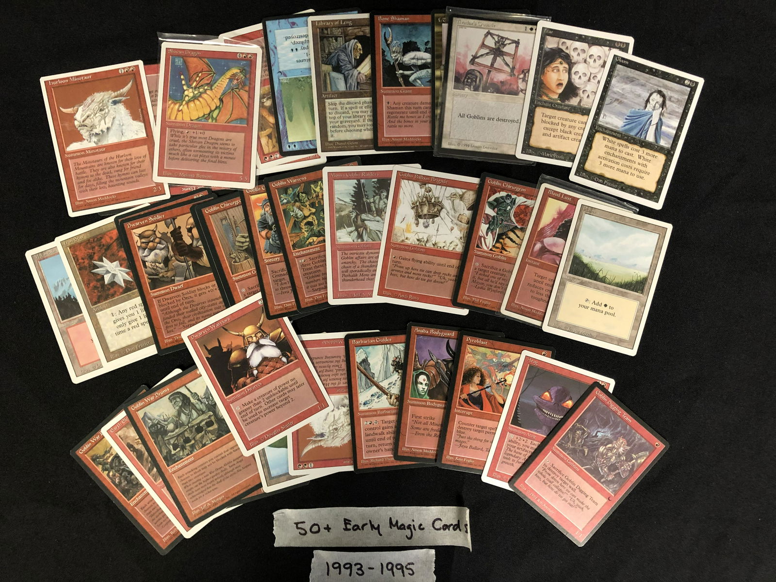 50+ MAGIC THE GATHERING CARDS (1993-1995) (1 of 1)