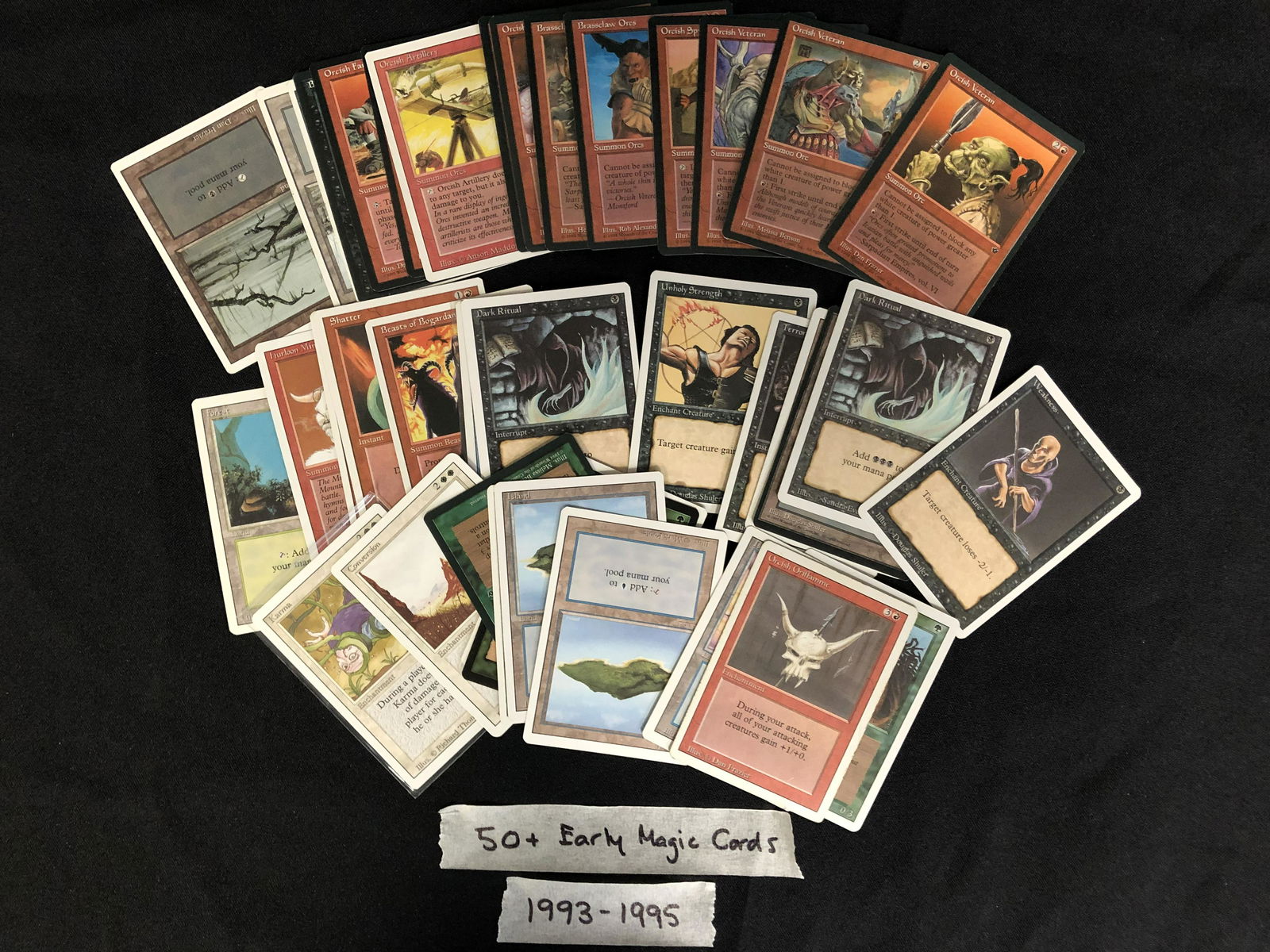 50+ MAGIC THE GATHERING CARDS (1993-1995) (1 of 1)