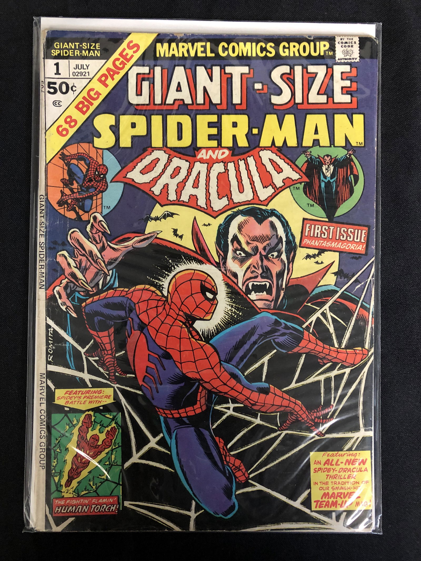 GIANT-SIZE SPIDER-MAN AND DRACULA #1 (MARVEL COMICS) (1 of 1)