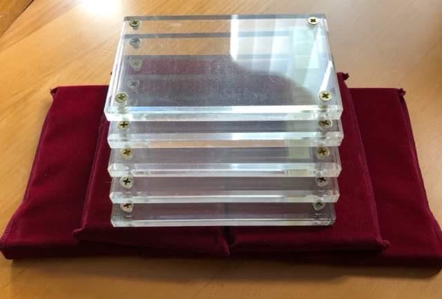 ACRYLIC CARD CASE LOT (1 of 1)