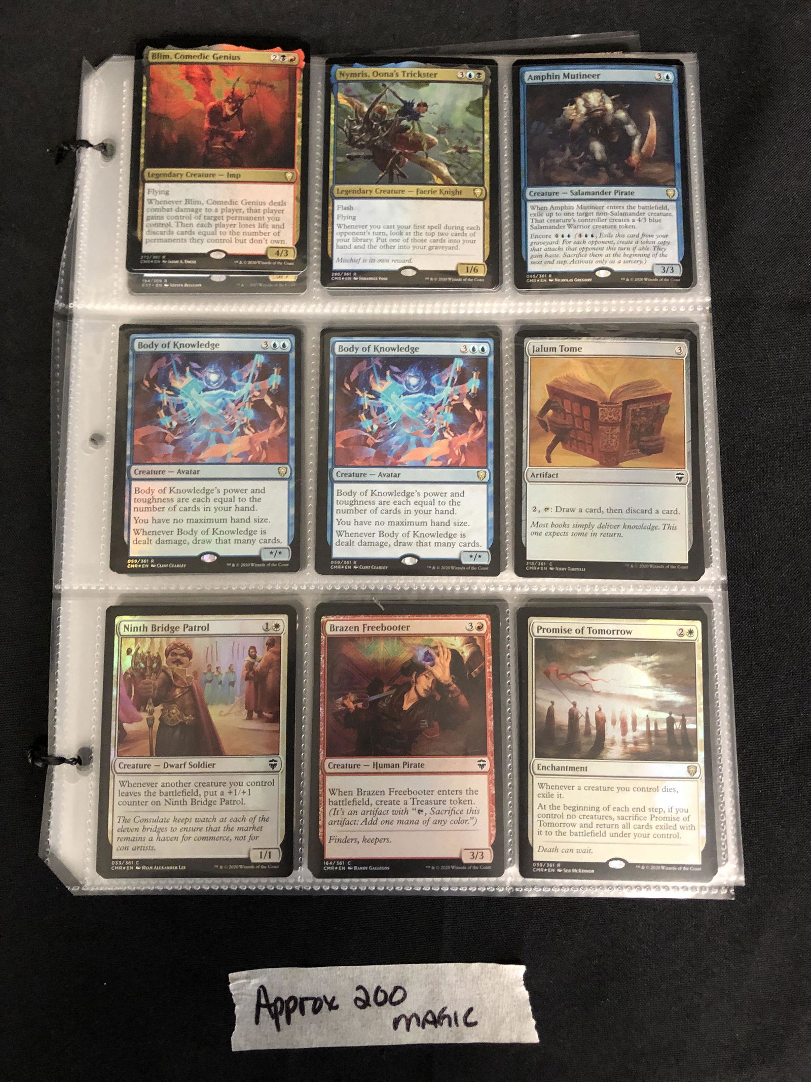 APPROX. 200 MAGIC THE GATHERING CARDS (1 of 3)