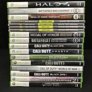 XBOX 360 VIDEO GAME LOT: XBOX 360 VIDEO GAME LOT