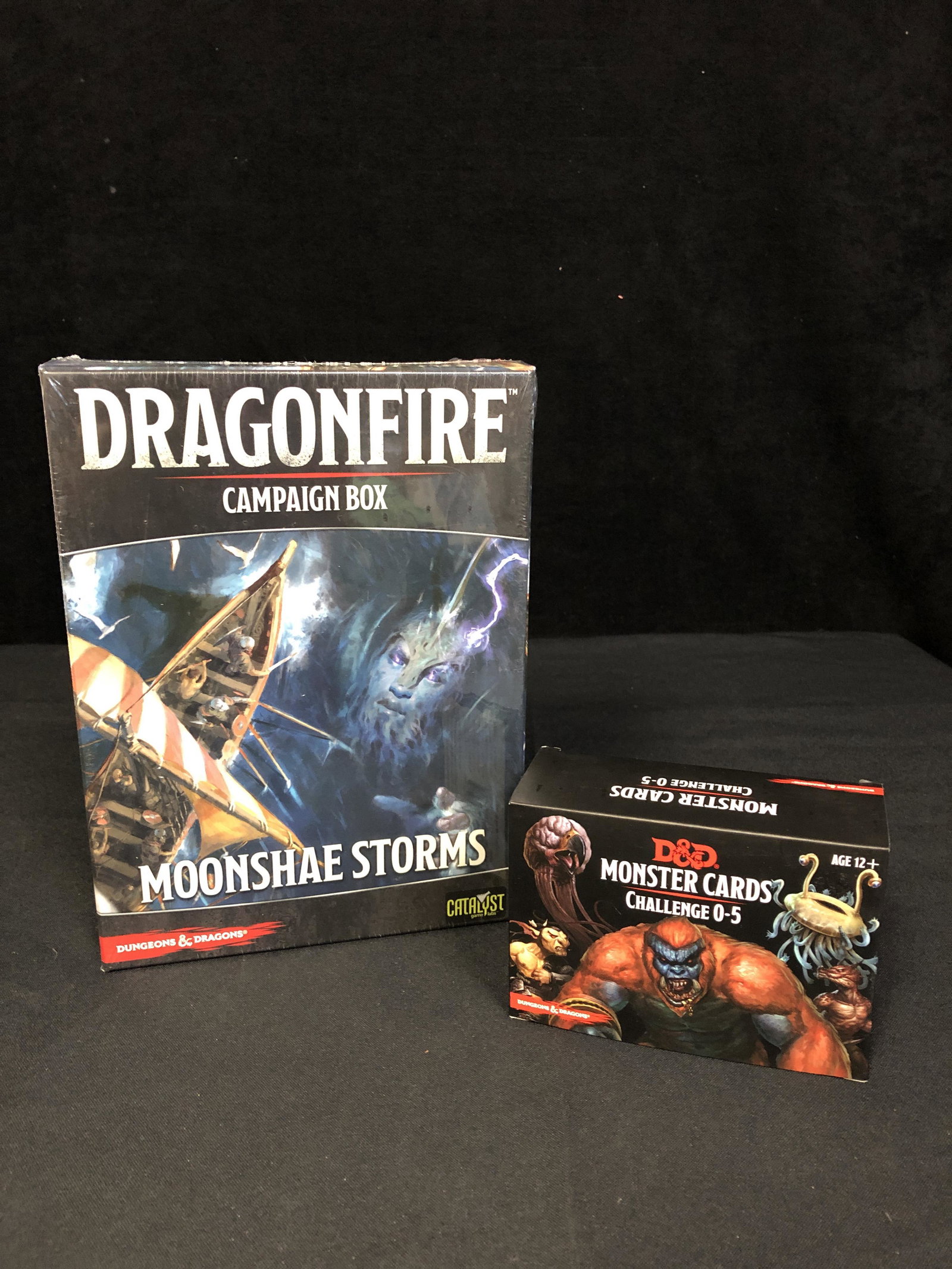 DUNGEONS & DRAGONS DRAGONFIRE CAMPAIGN BOX & MONSTER: DUNGEONS & DRAGONS DRAGONFIRE CAMPAIGN BOX & MONSTER CARDS CHALLENGE 0-5
