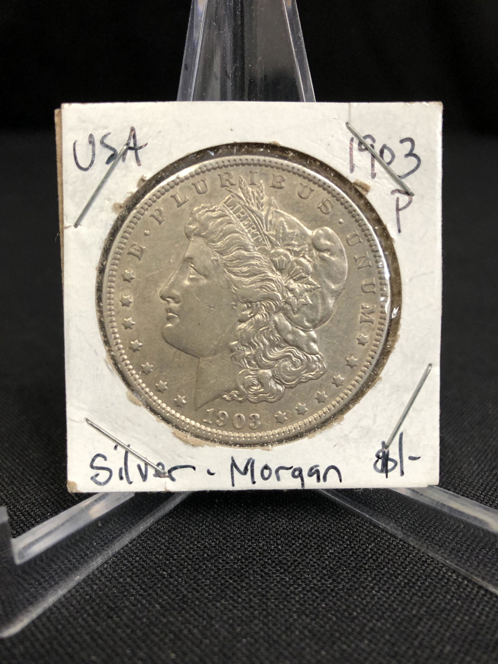 1903 USA MORGAN SILVER DOLLAR (PHILADELPHIA MINTED) (1 of 1)